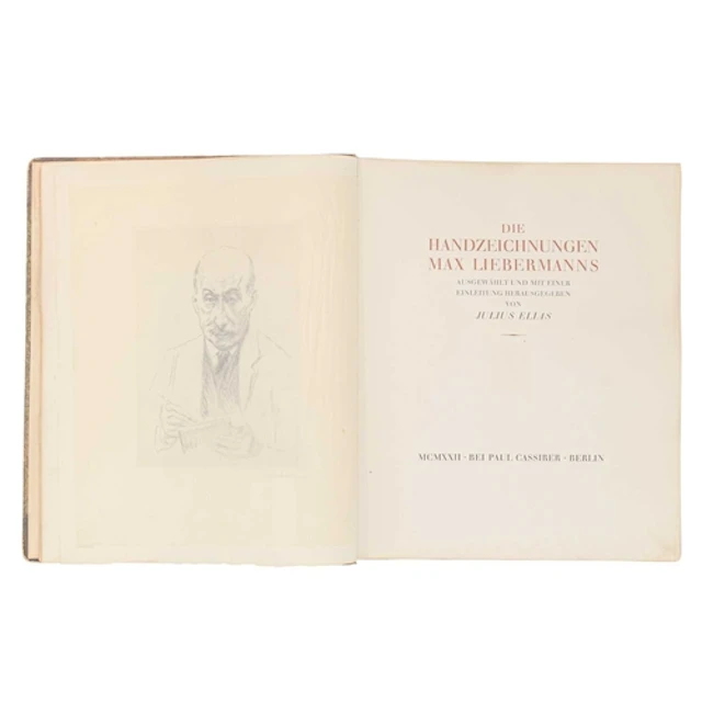 § The Drawings of Max Liebermann Julius Elias Published 1922...