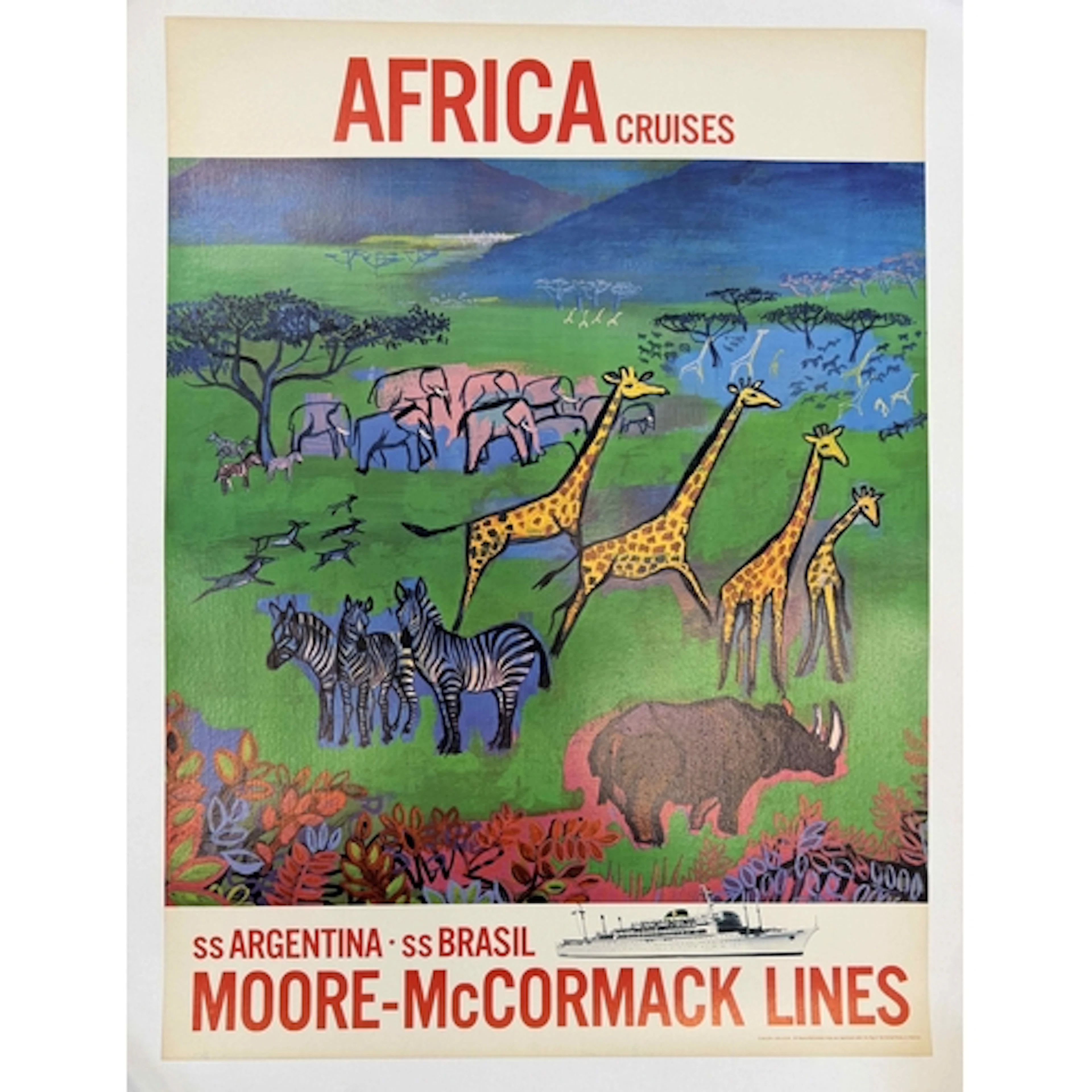 Posters/Transport: Posters/Transport: Moore McCormack adver...