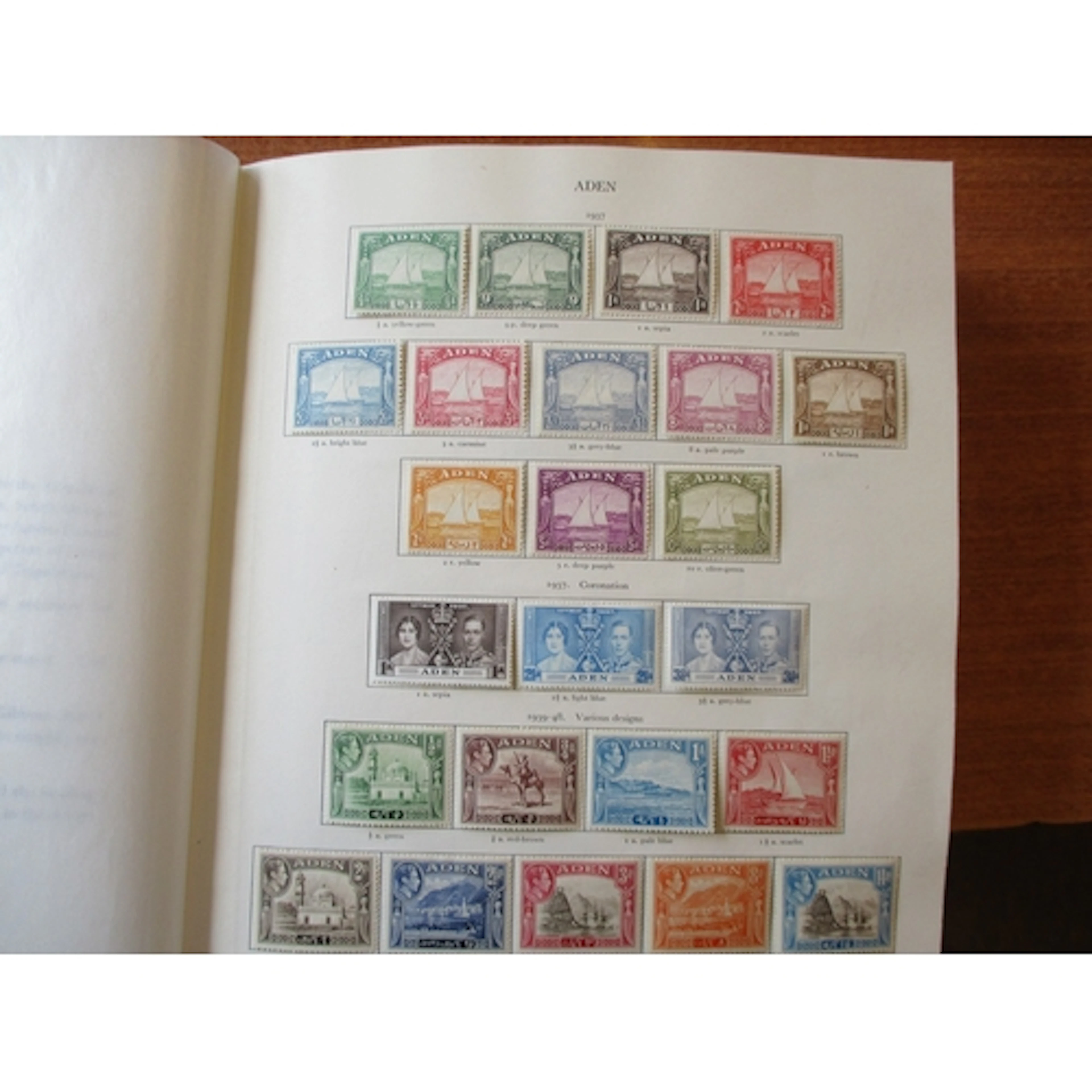 BC, KGVI very fine M collection in 1 SG KGVI album. Incl Ade...