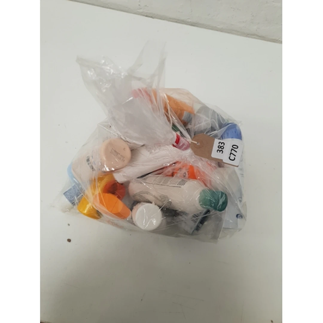 ONE BAG OF NEW AND USED COSMETICS including Dove and Bondi S...