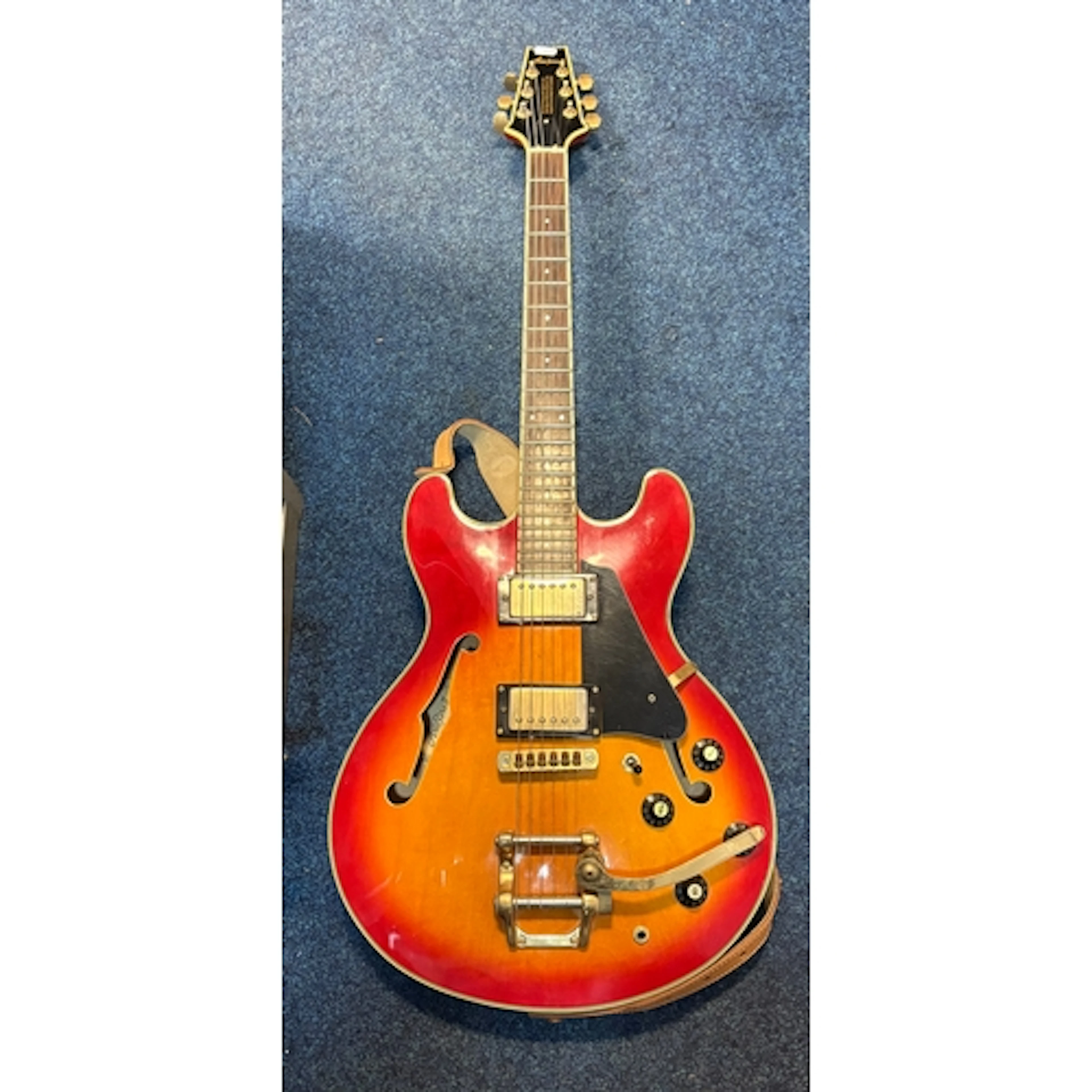 An Aria Pro II TA-65 (Titan Artist) semi-acoustic electric g...