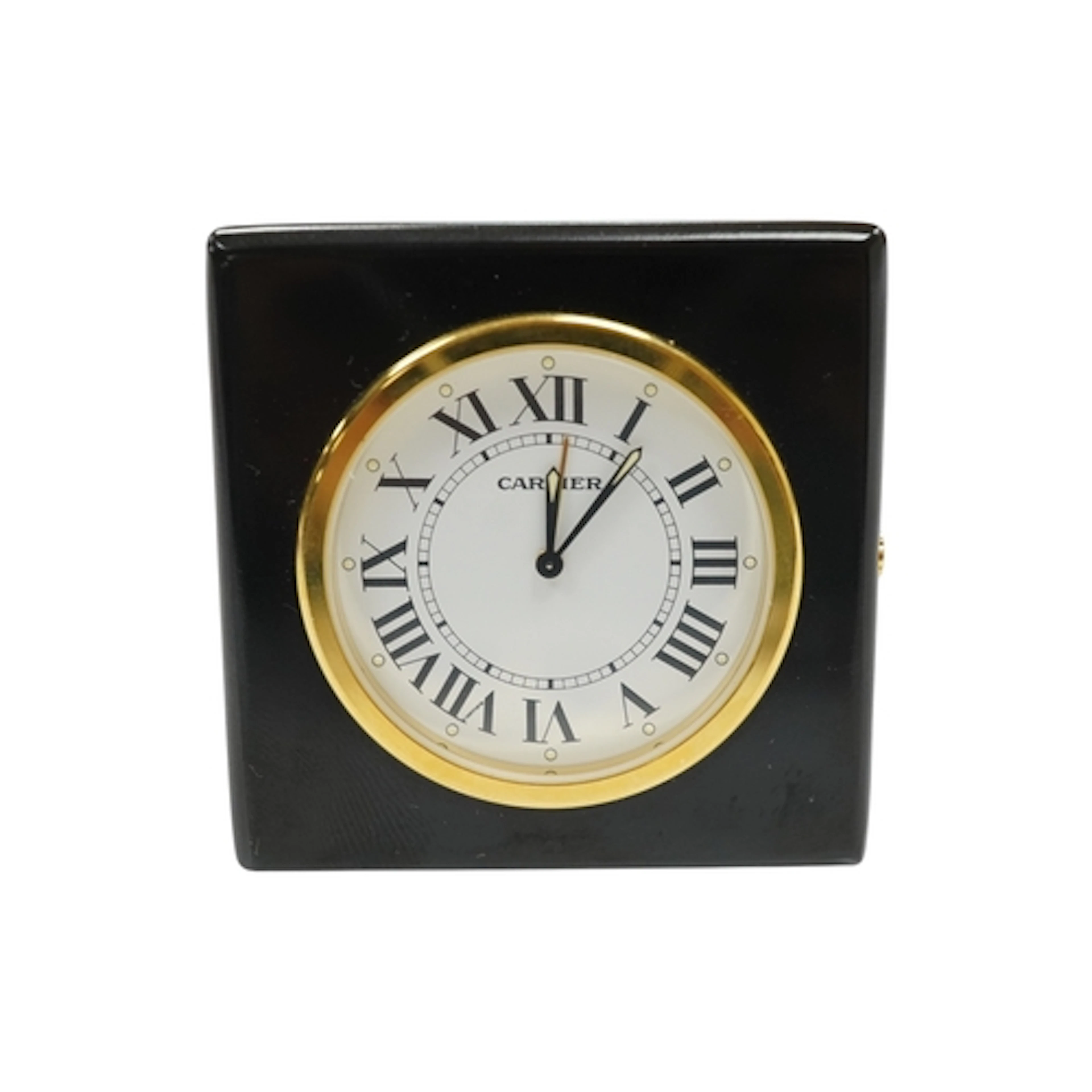 A boxed Cartier Panthere travel timepiece, 011675HF, height ...