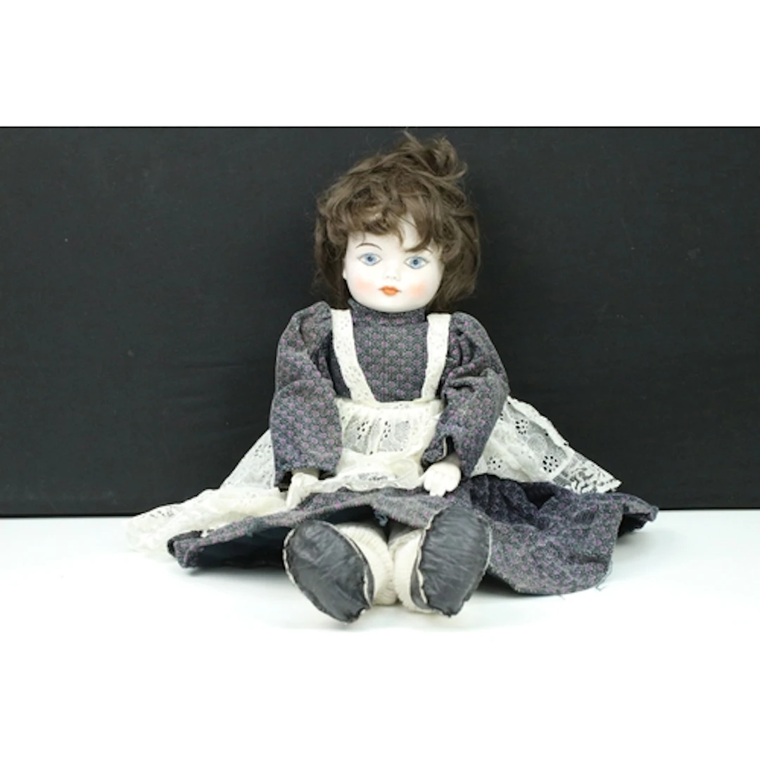 Mid-Late 20th C plastic doll with painted facial features, s...