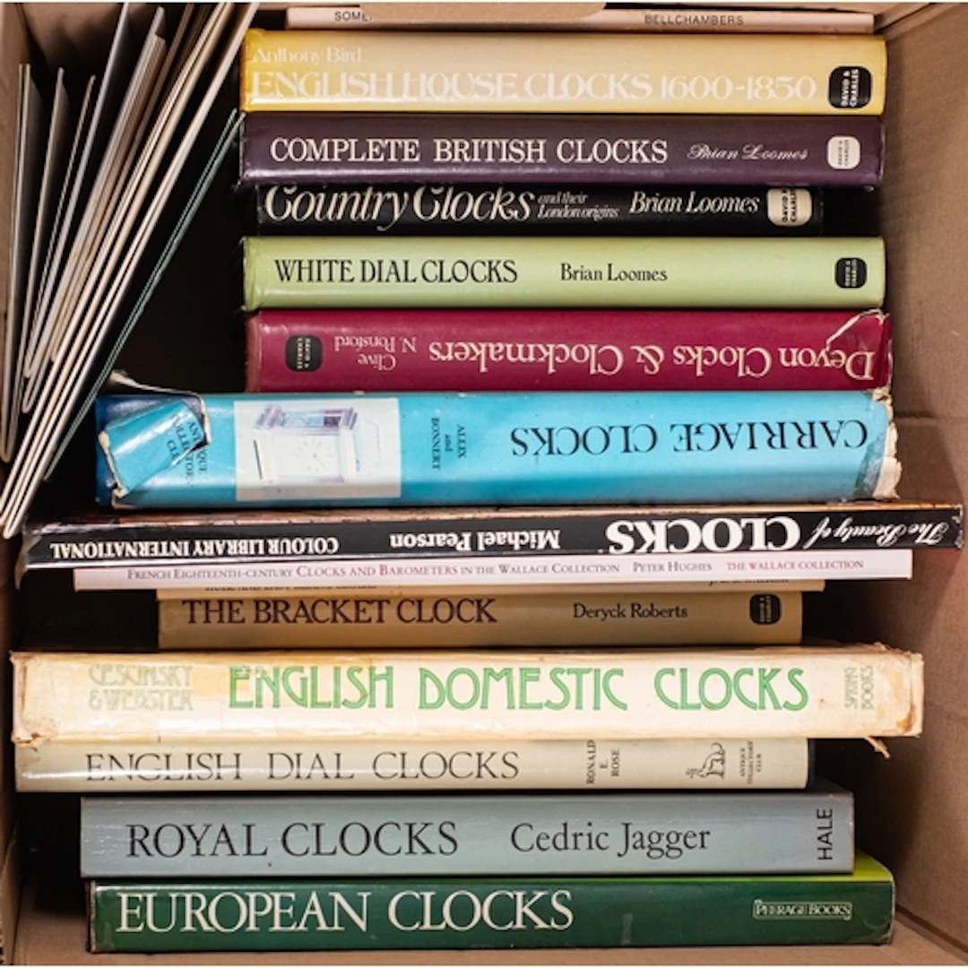 Various regional and other horological reference books to in...