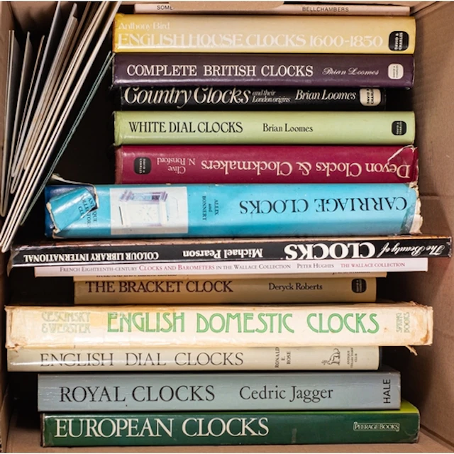 Various regional and other horological reference books to in...