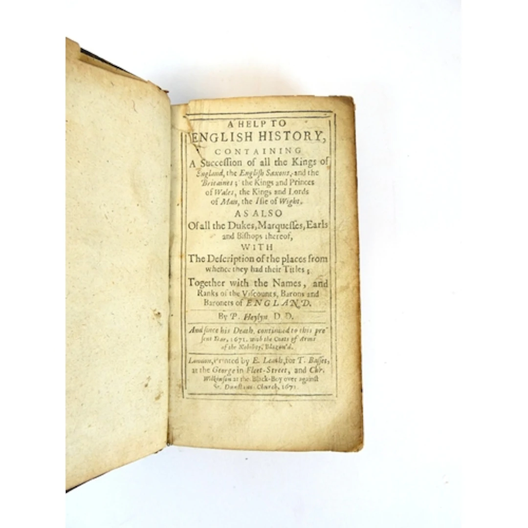 HEYLYN PETER. A Help to English History Containin...
