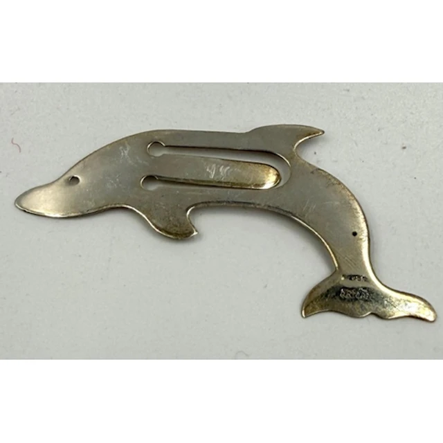A Silver Dolphin bookmark