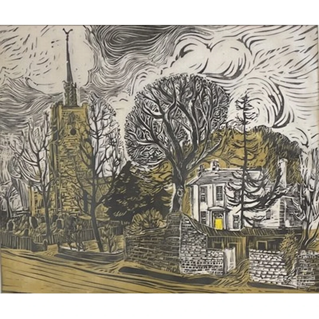 20th Century British Artist The Yellow Door, circ 1960s Colo...