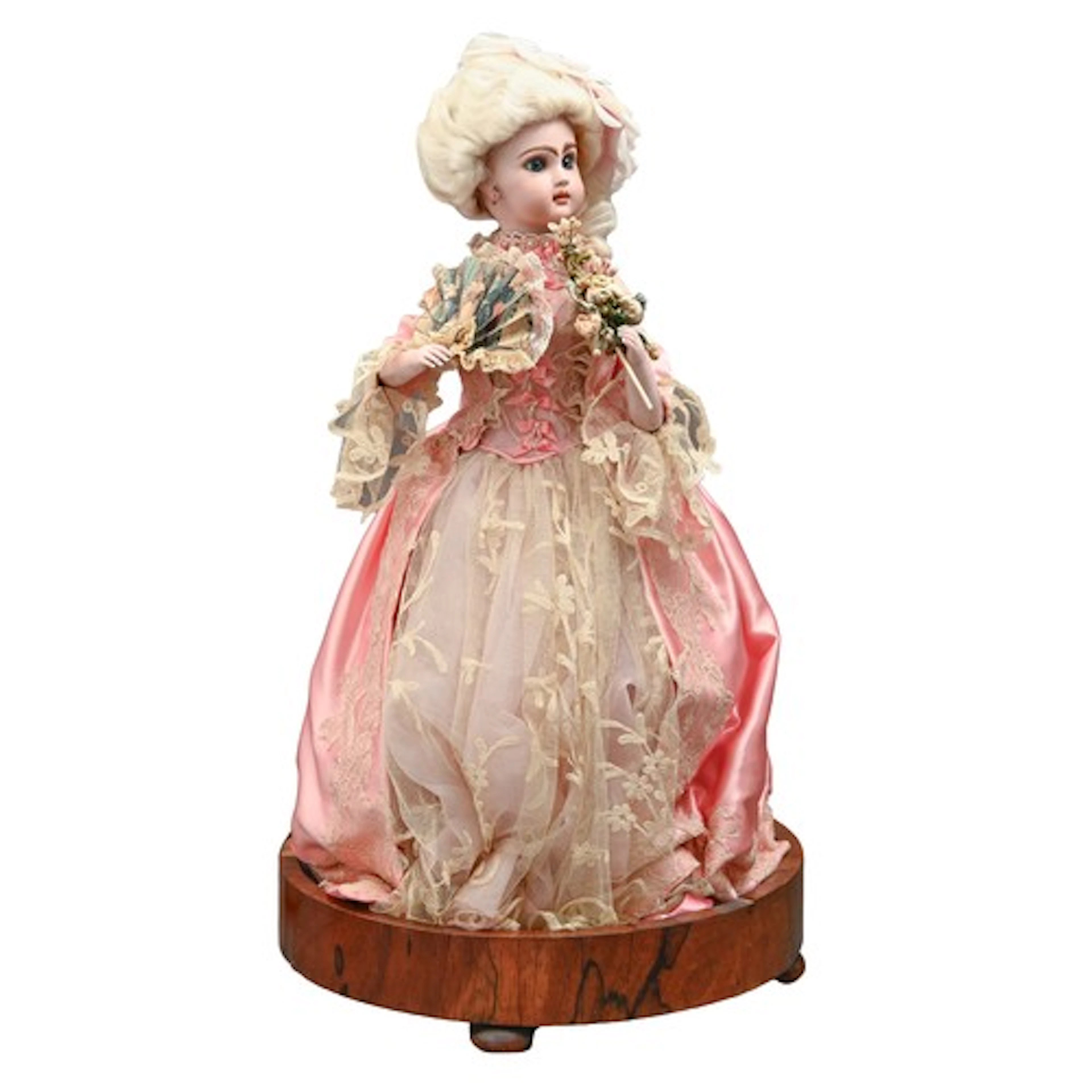 A Jumeau bisque headed musical automaton, probably Roullet &...