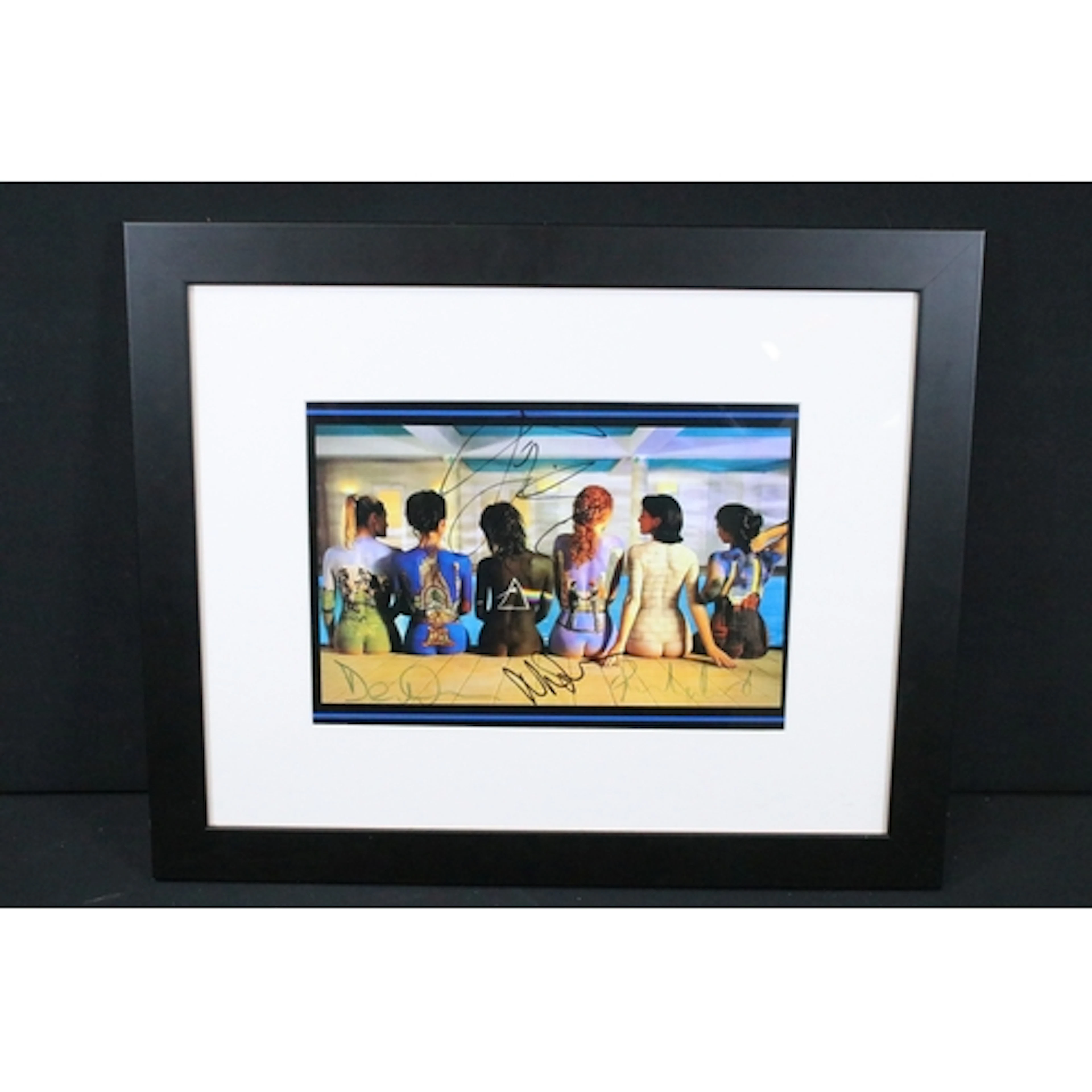 Memorabilia / Autographs - Pink Floyd - framed and glazed Ba...