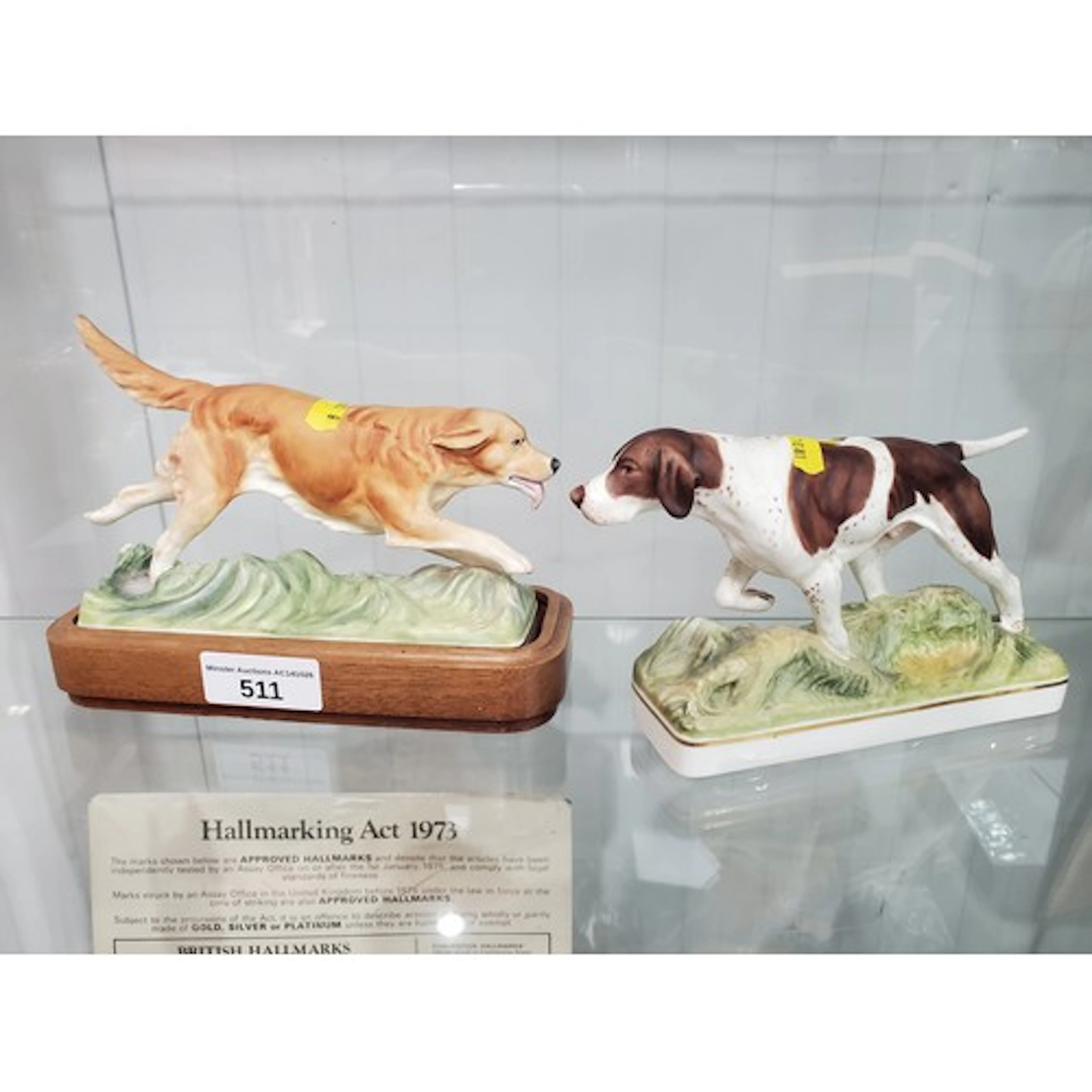 A Royal Worcester Golden Retriever one of a series of Sporti...