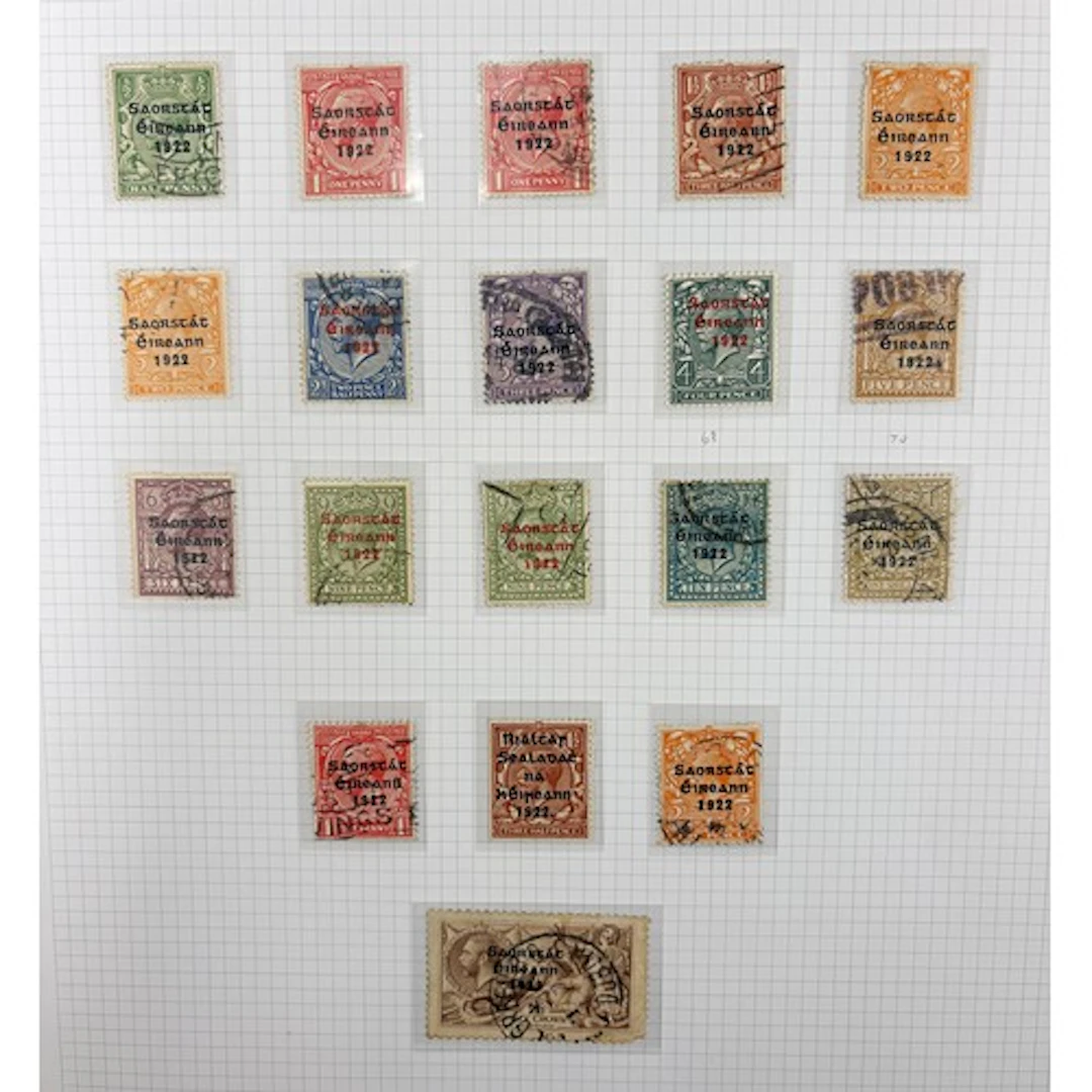 Ireland in 2 ring binders. Comprising a few "Free Fronts" in...