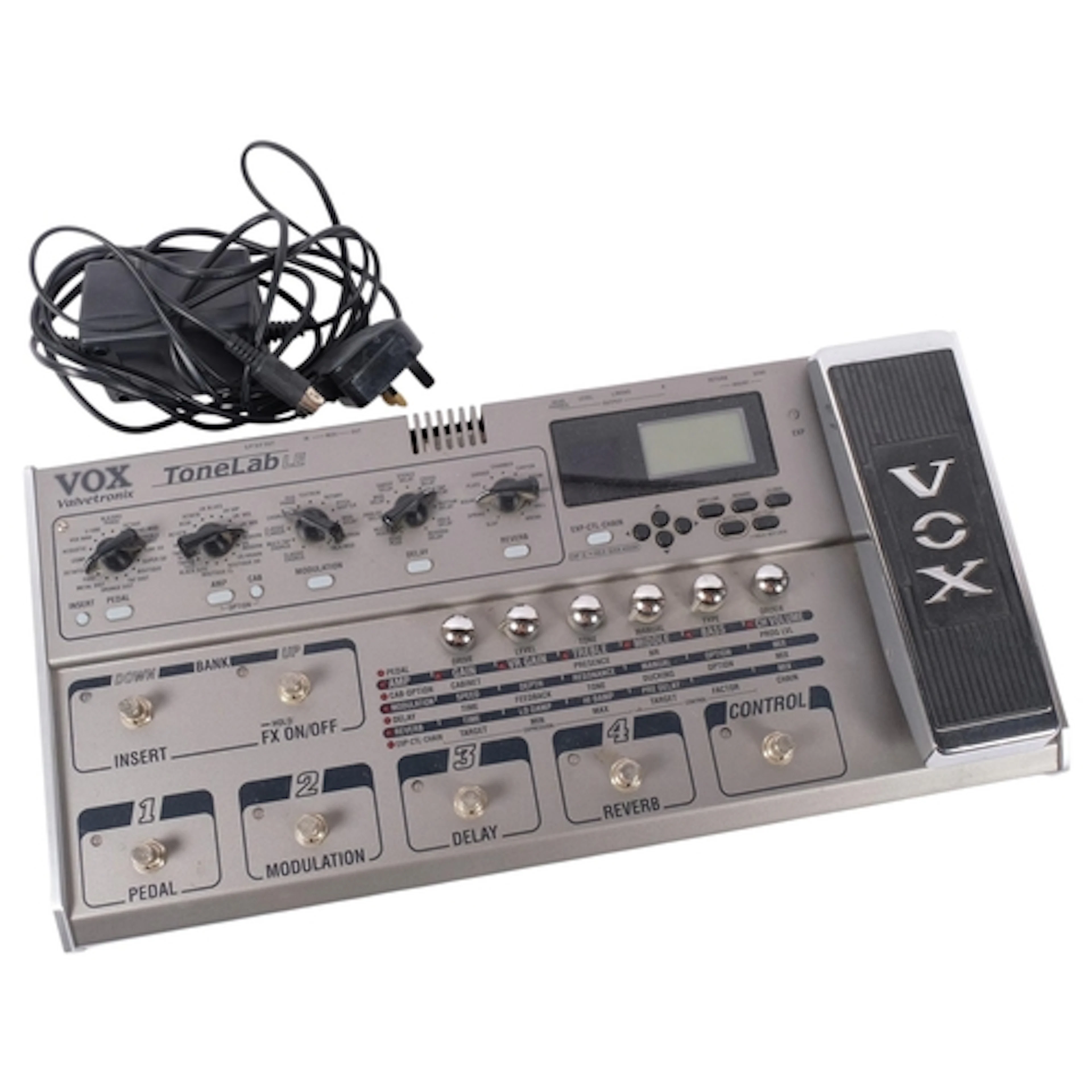A Vox Valvetronix Tone Lab LE floor-based Galti guitar multi...