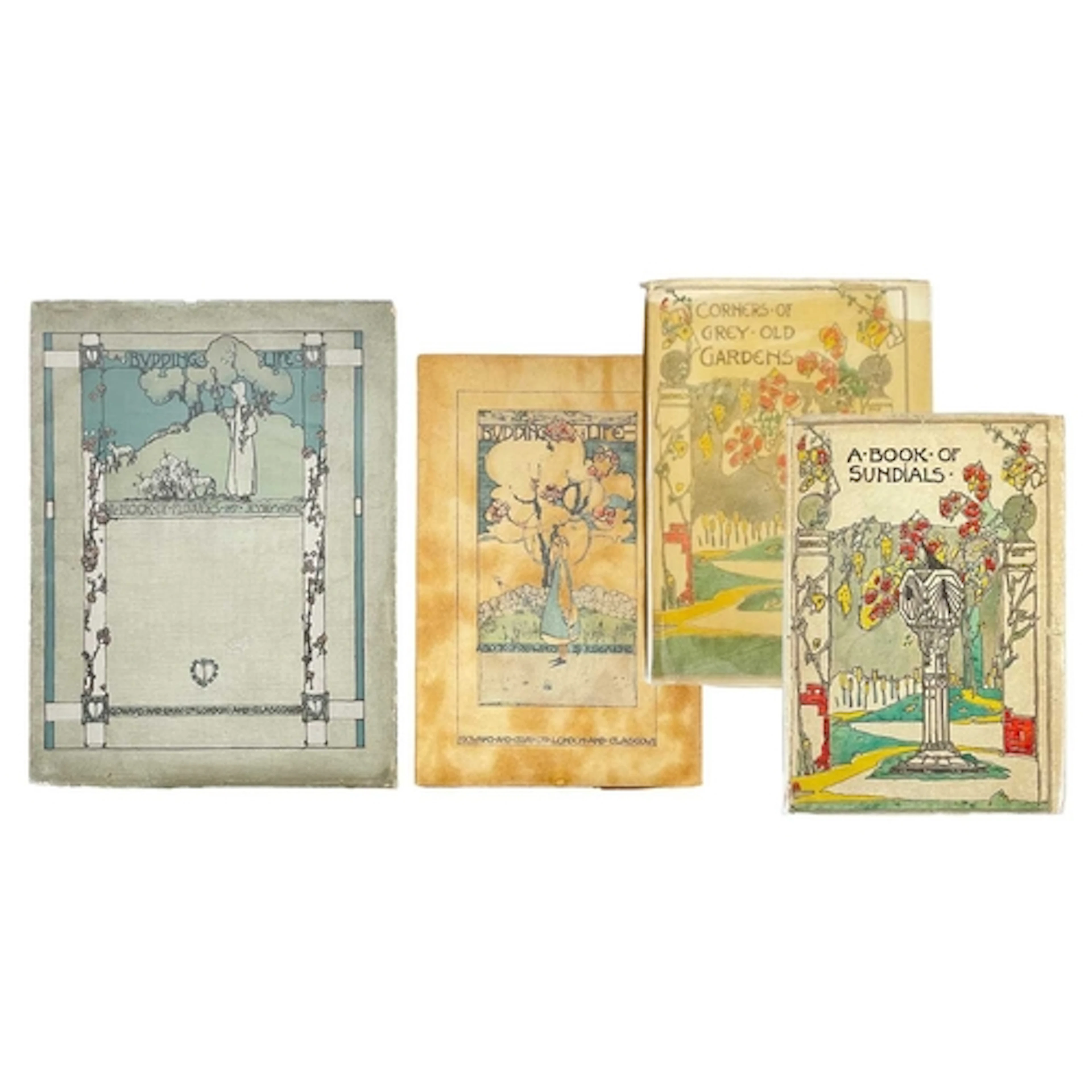 Jessie M. King designs Four works 'Budding Life. A Book of D...