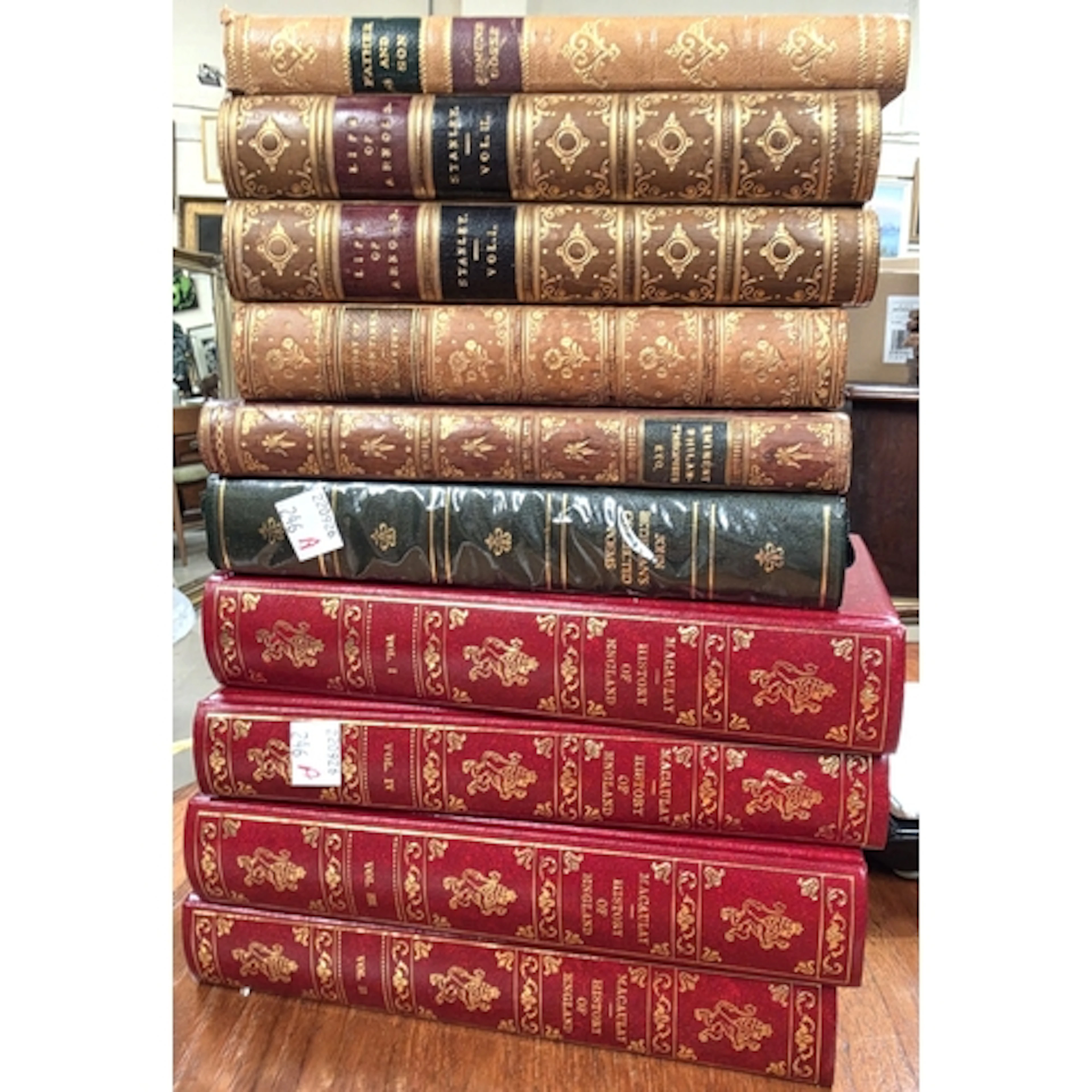 Life Of Arnold, Stanley 1887 edition finely bound, Father an...