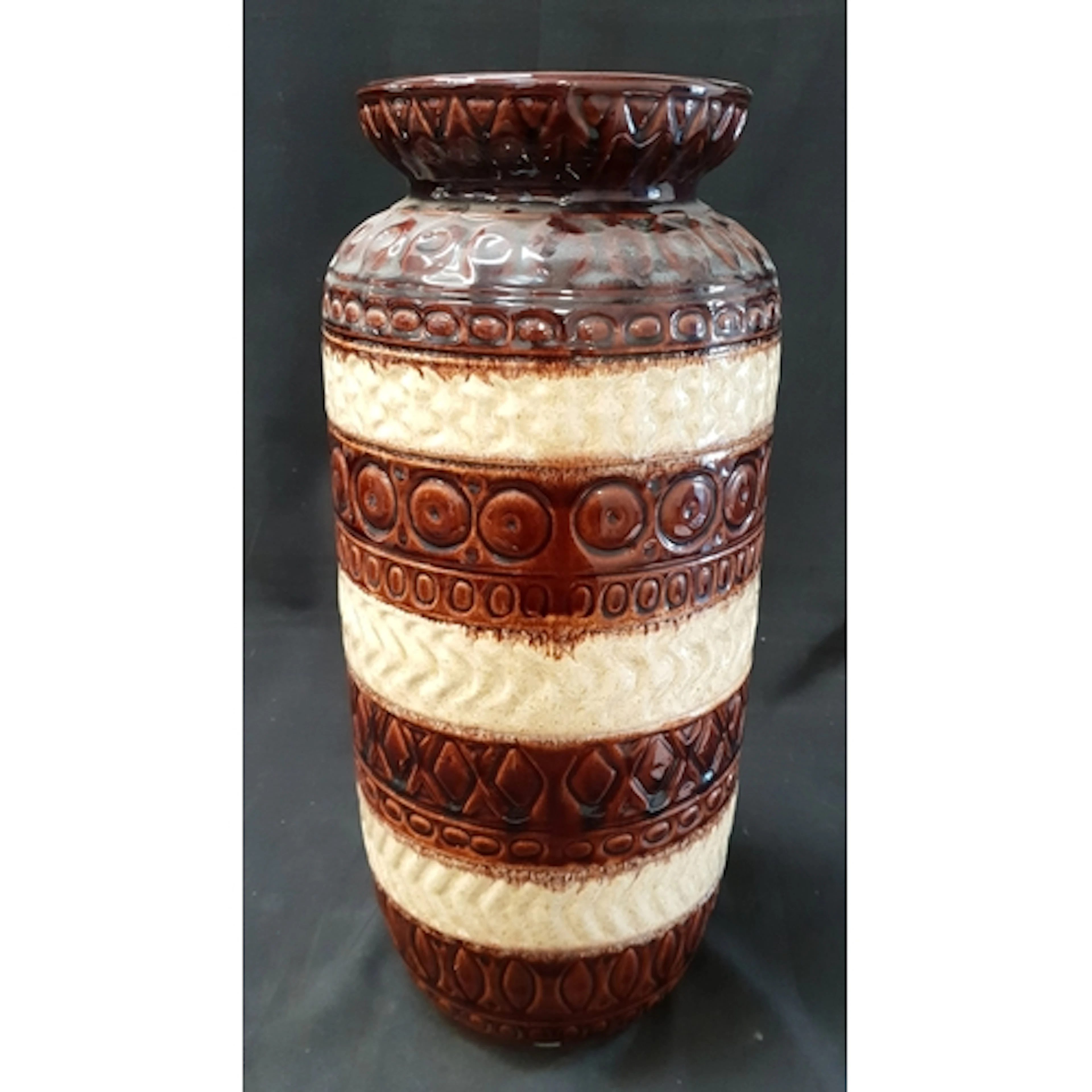 WEST GERMAN SCEURICH KERAMIK VASE the 'Fat Lava' era floor ...