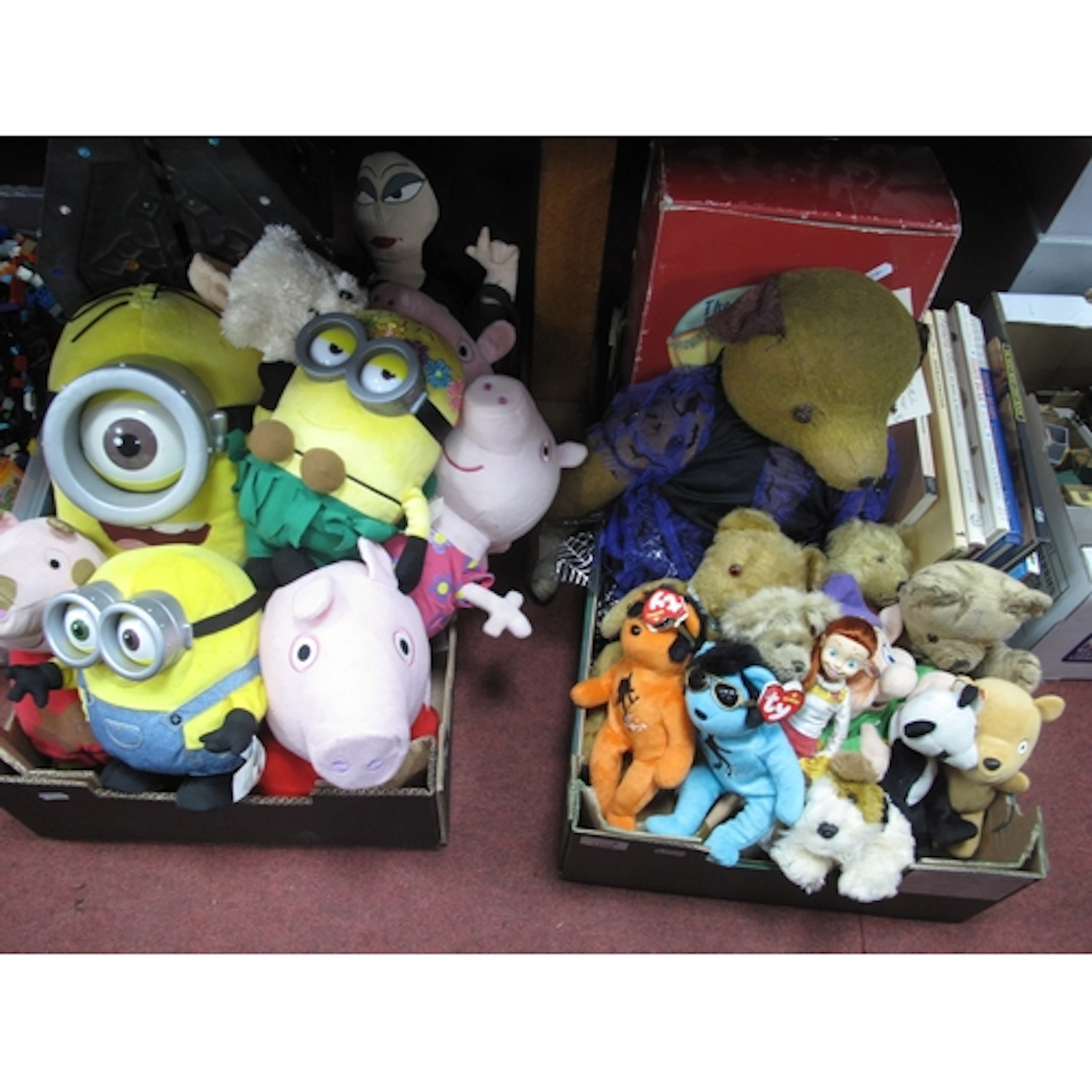 A Quantity of Soft Toys by Ace, TY, Hasbro and others, theme...