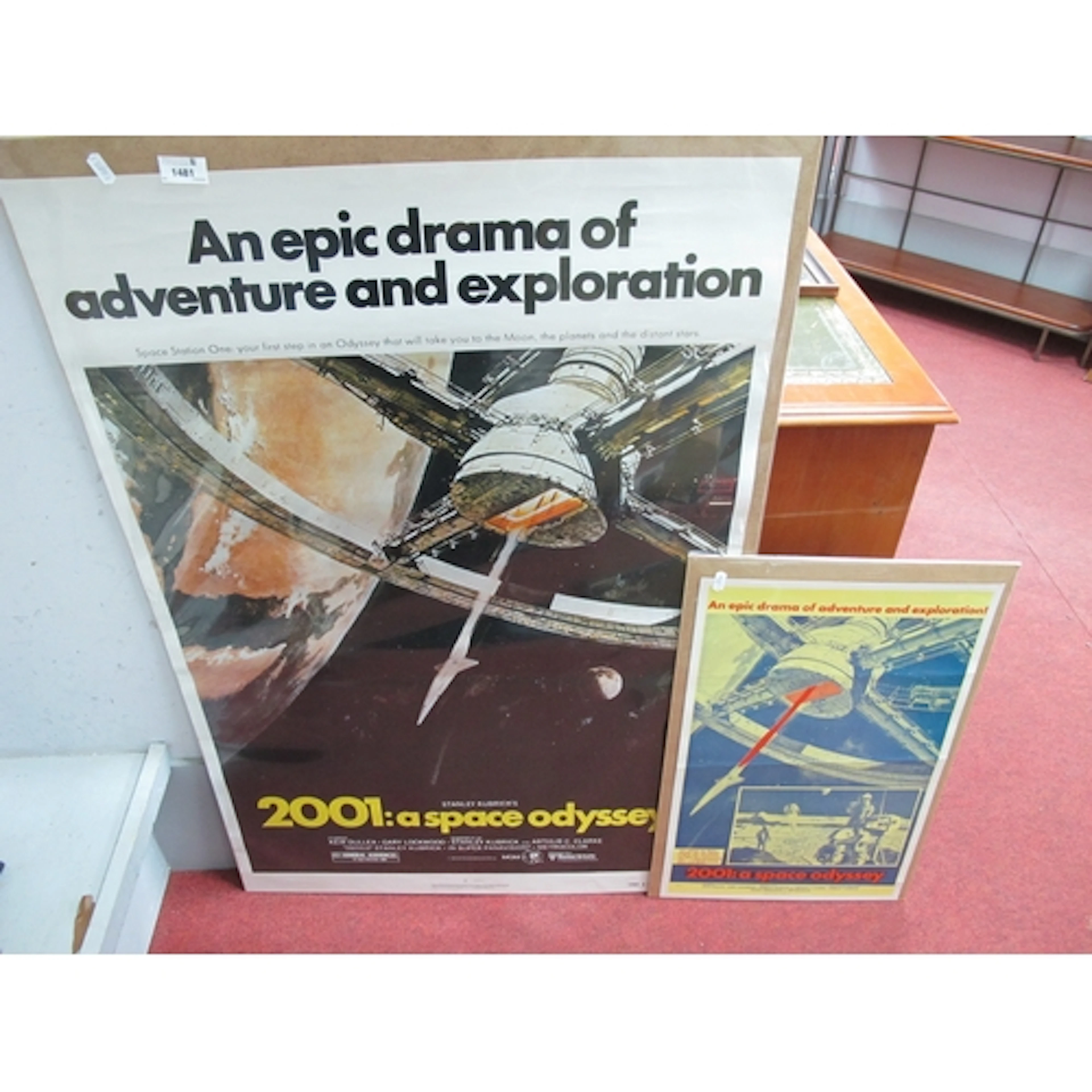 Film Posters - '2001 A Space Odyssey', later prints 101 x 66...