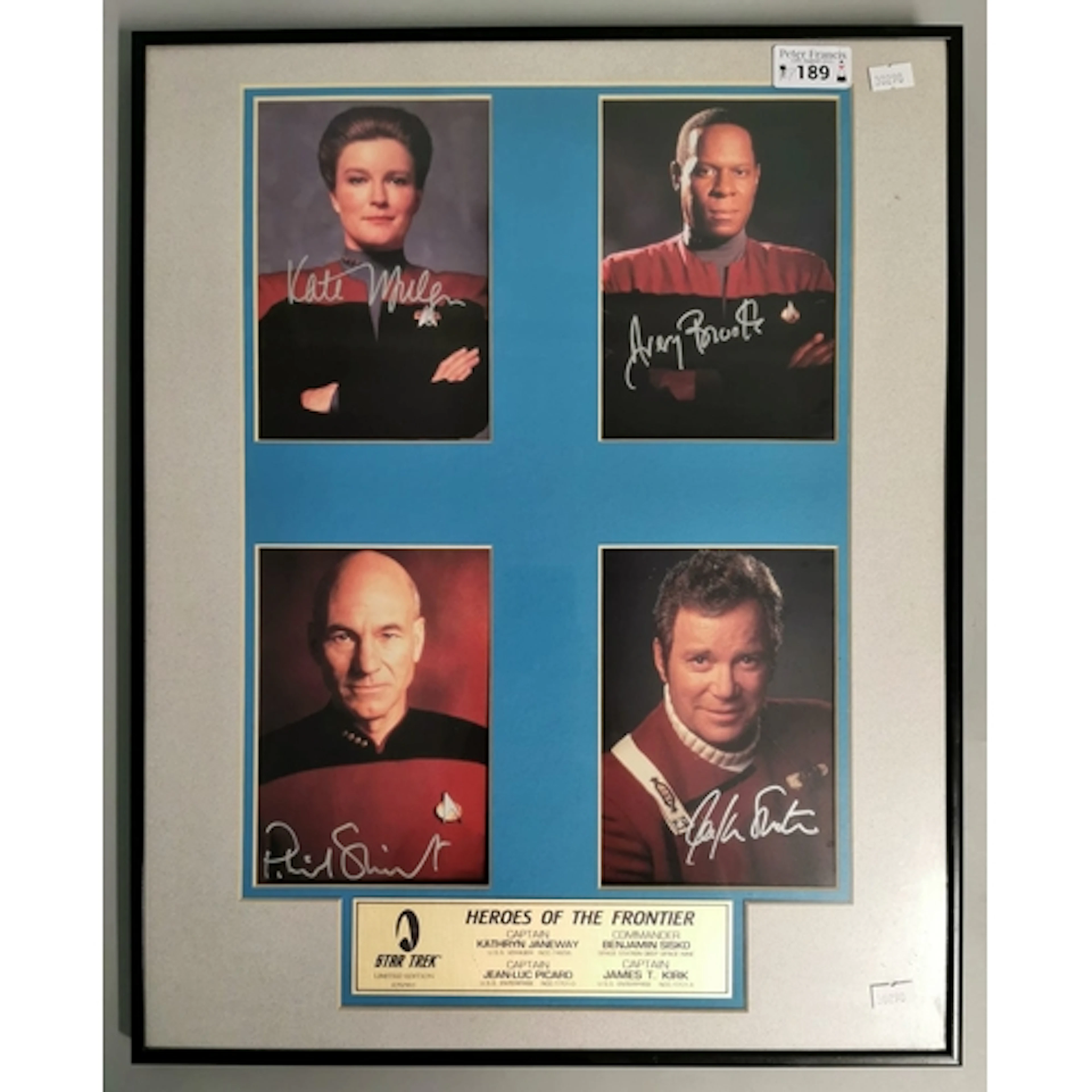 STAR TREK - 'Heroes of the Frontier' limited edition display...