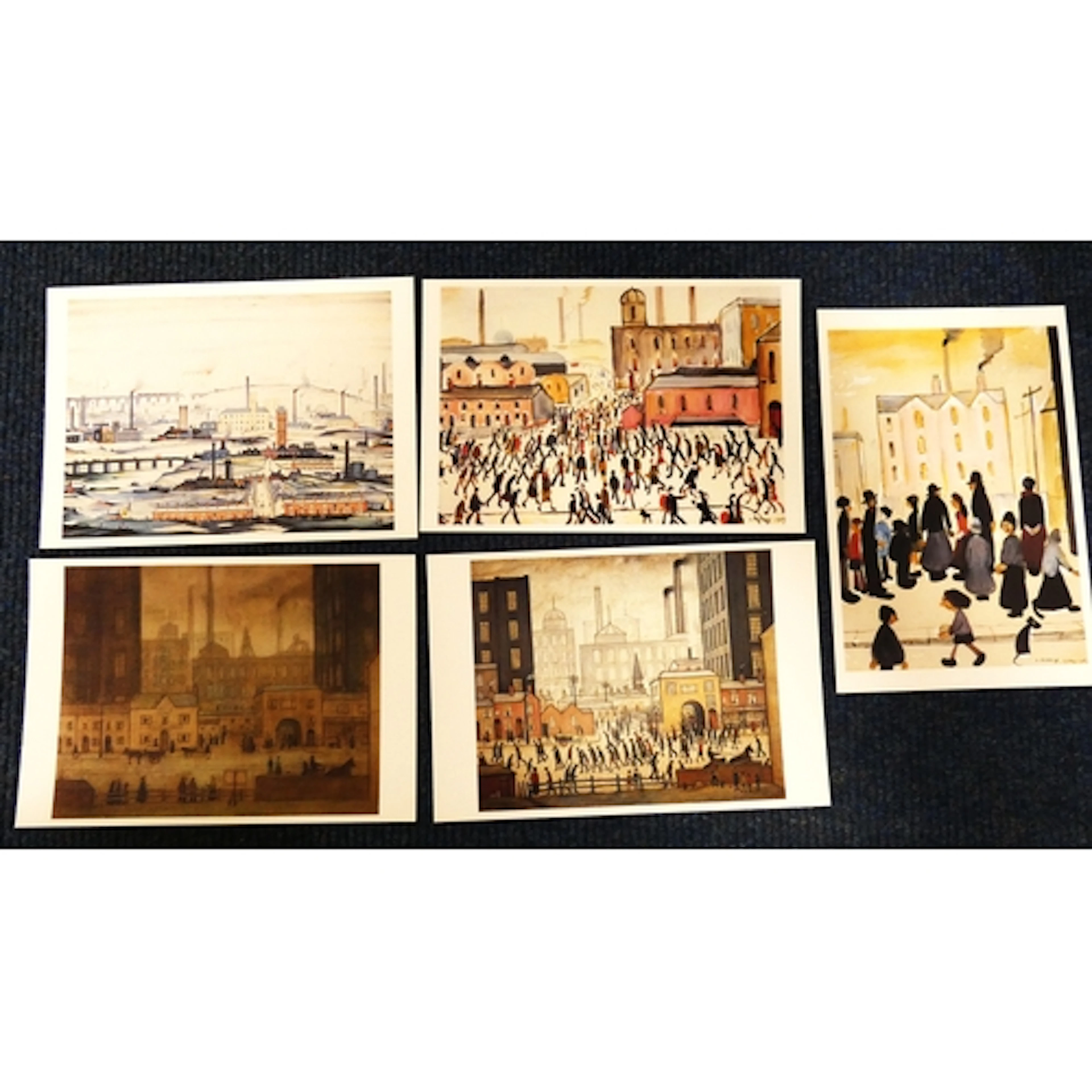 AFTER L.S. LOWRY, Group of unframed colour prints and relate...