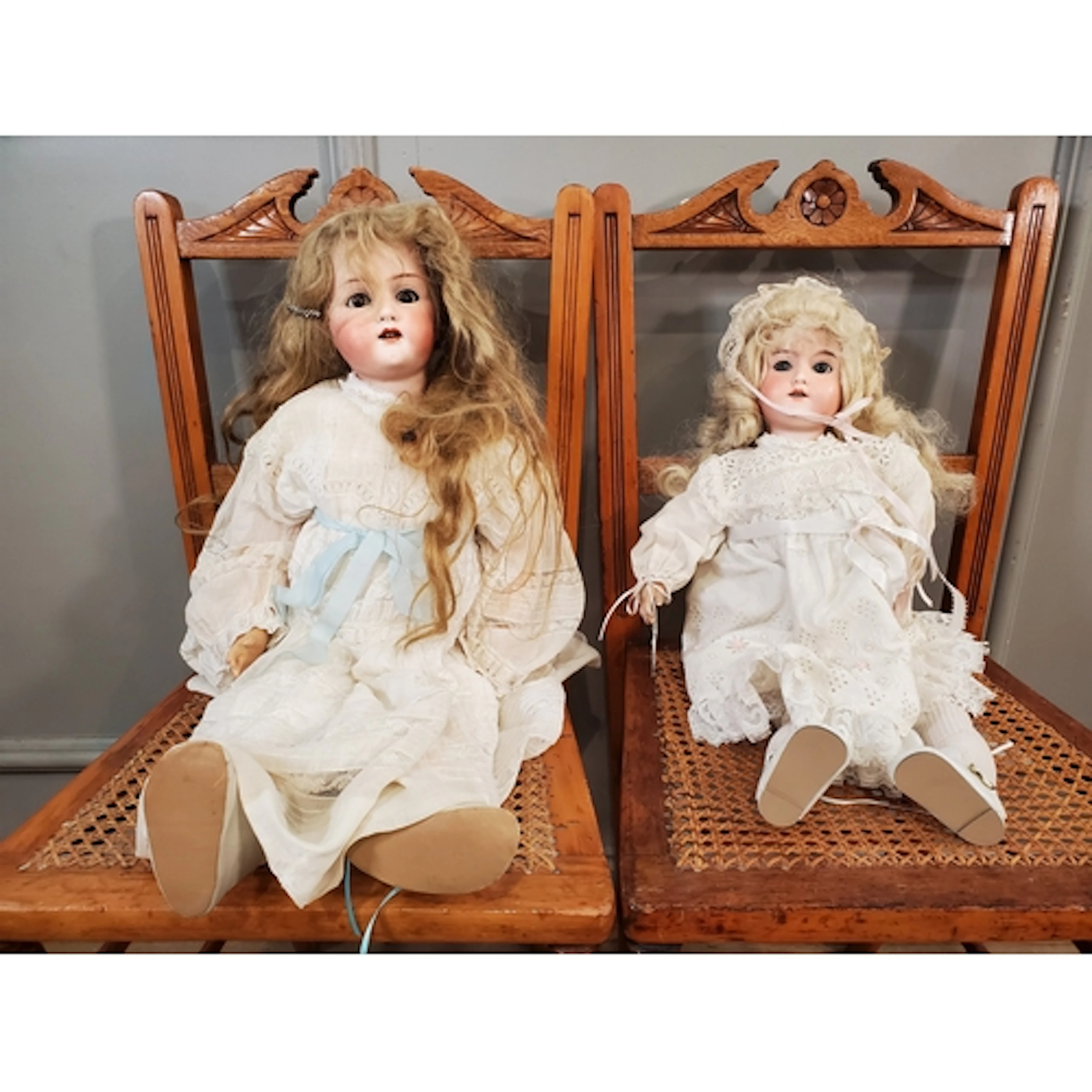 An Heubach Koppelsdorf 250.5 bisque headed Doll and an Arman...