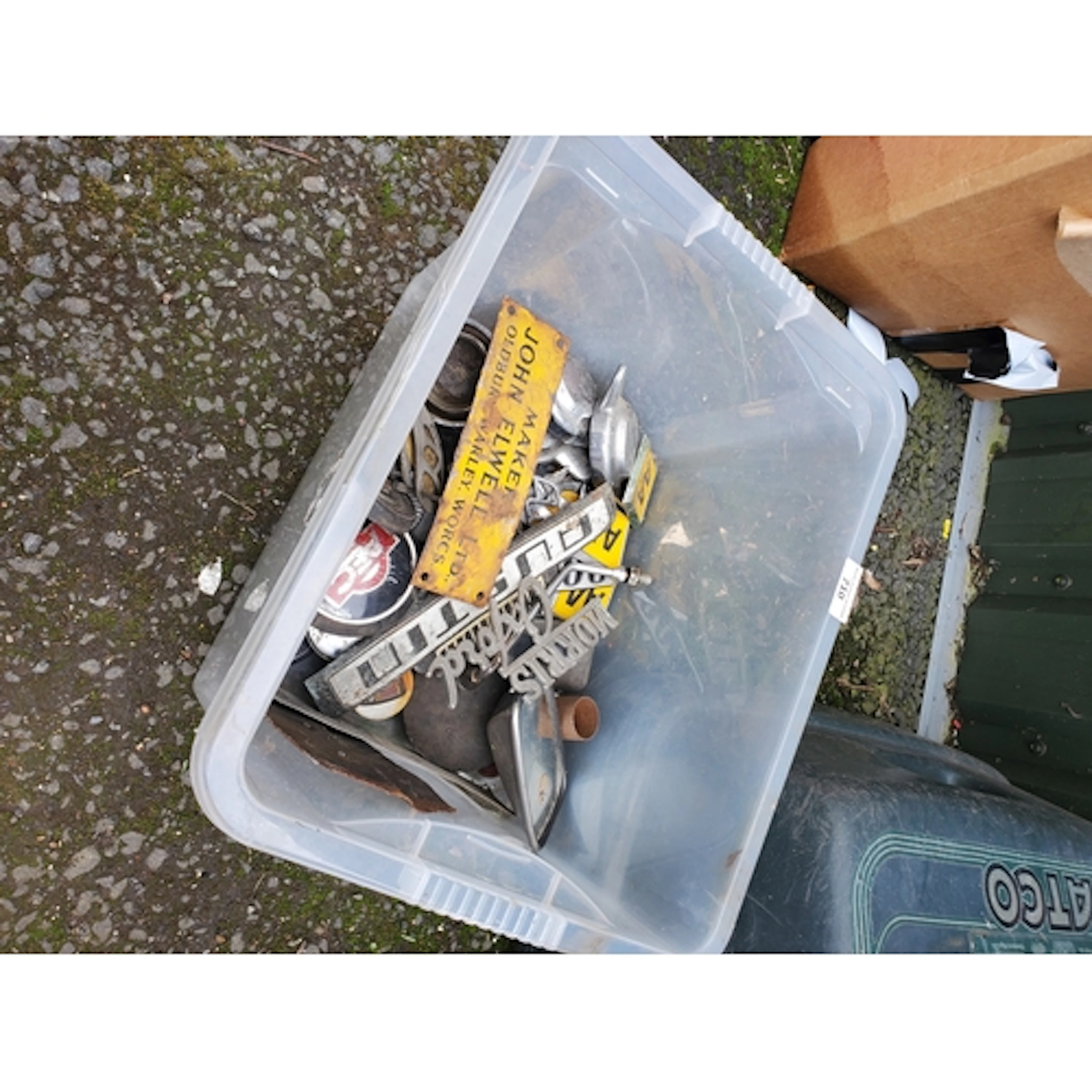 A box of Morris, AA, Austin, etc.