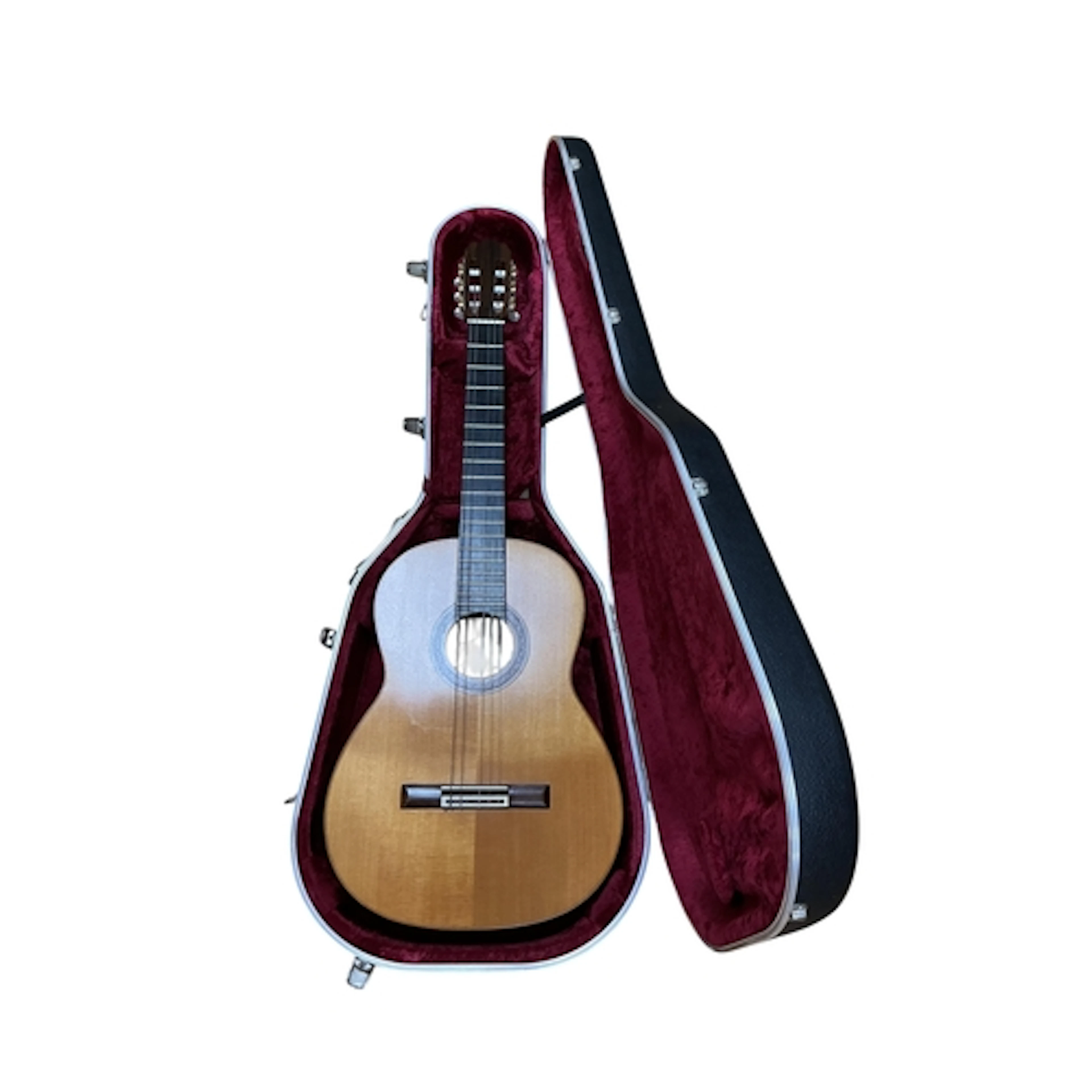 A handmade classical guitar by Peter Bacon, made in Lewes, A...