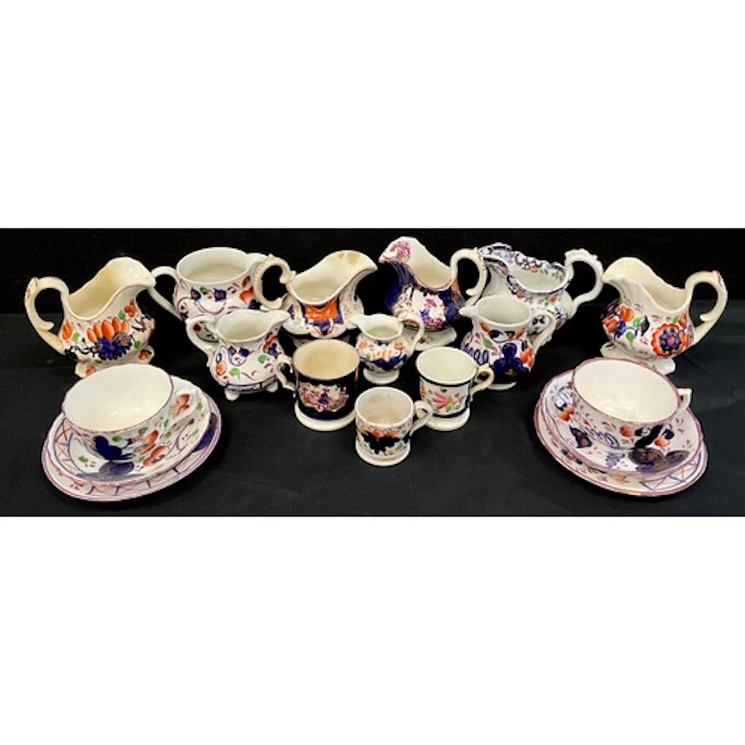 A collection Victorian and later Imari palette ceramics, to ...