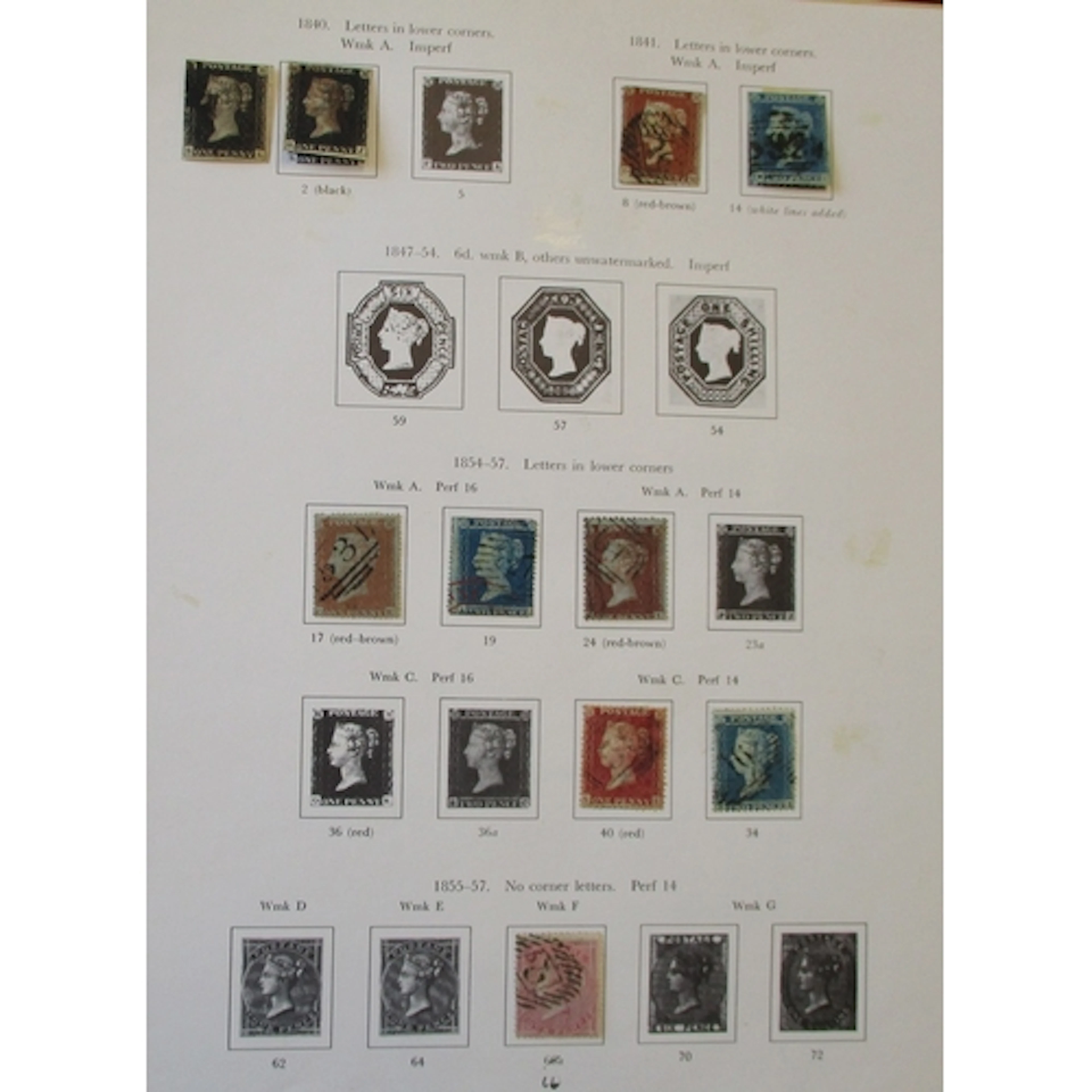 QV-QEII M/U, coln in 3 albums and 3 stockbooks incl 1840 1d ...