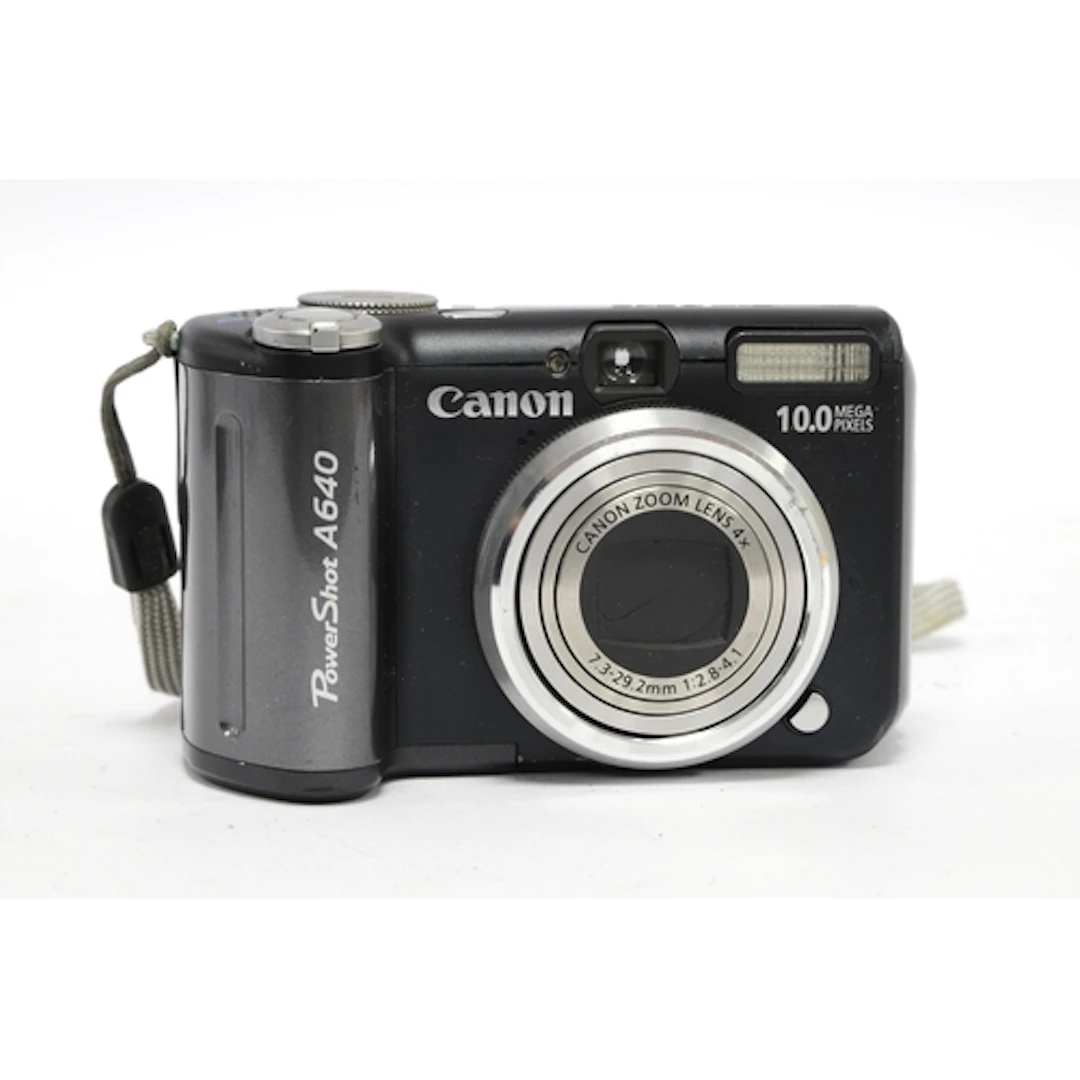 Canon PowerShot A640 Digital Comact Camera, grey, Untested.