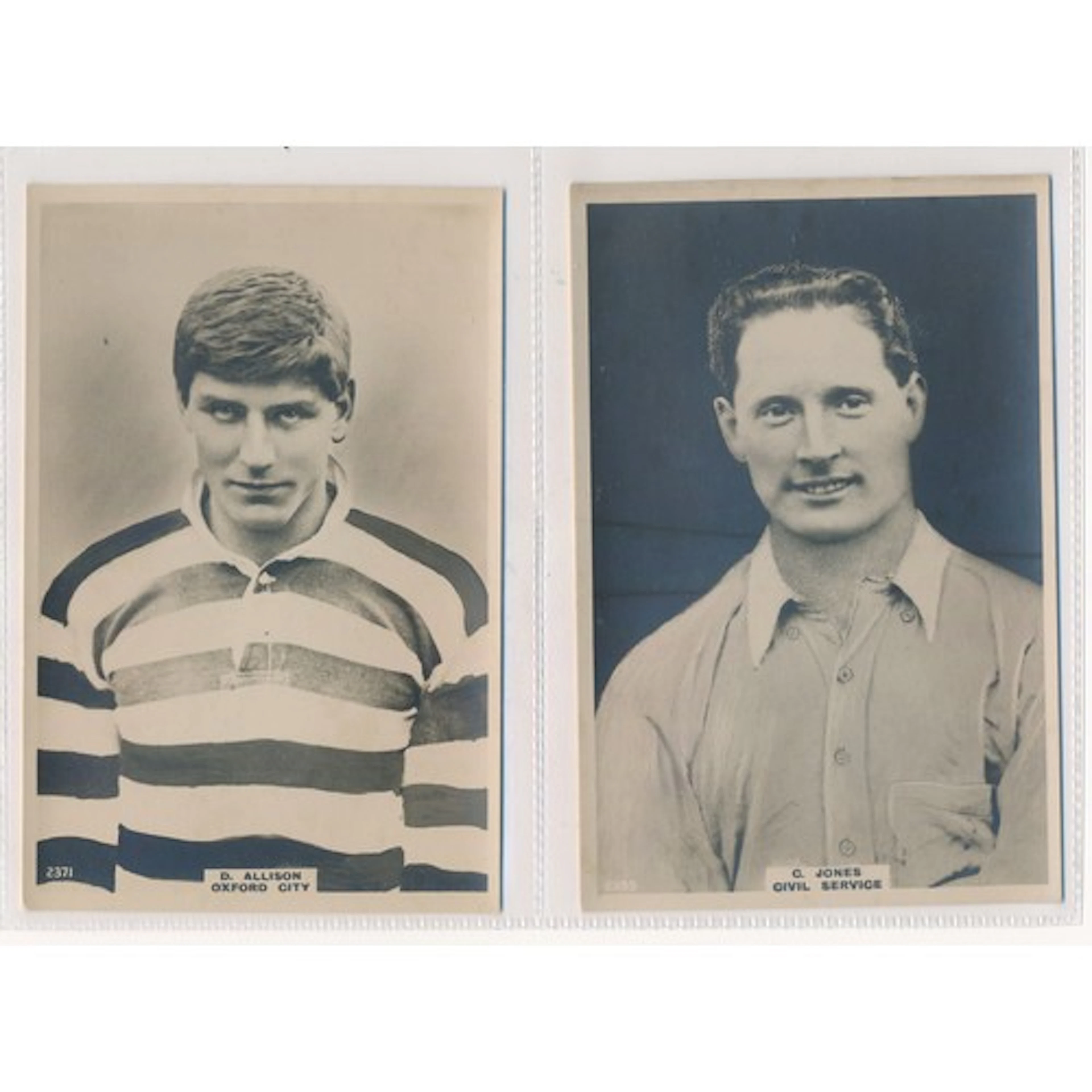 8 x Pinnace Football Cabinet Cards: numbers 511 R. McIntosh ...