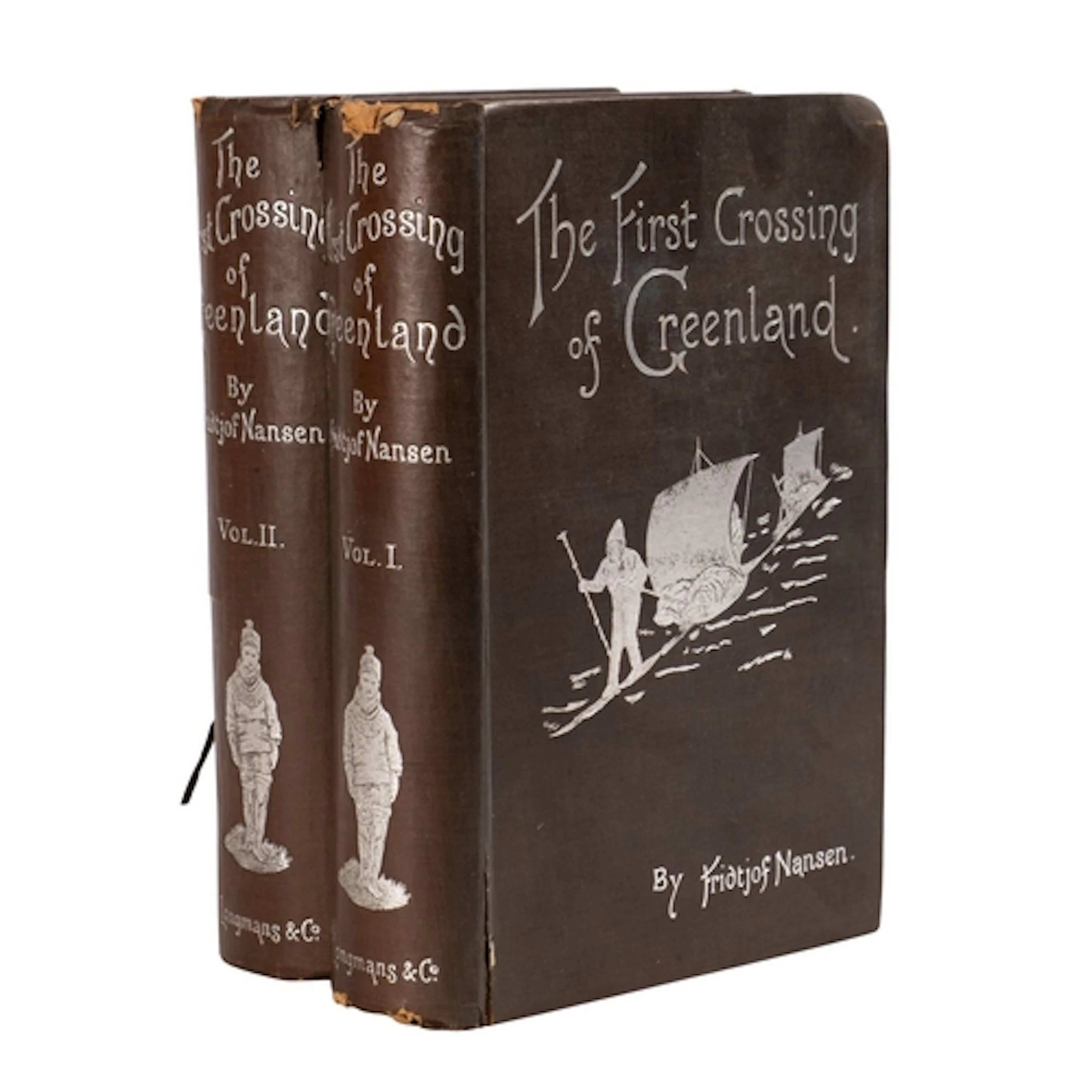 POLAR. A collection of 11 volumes, comprising: NANSEN, Fridt...