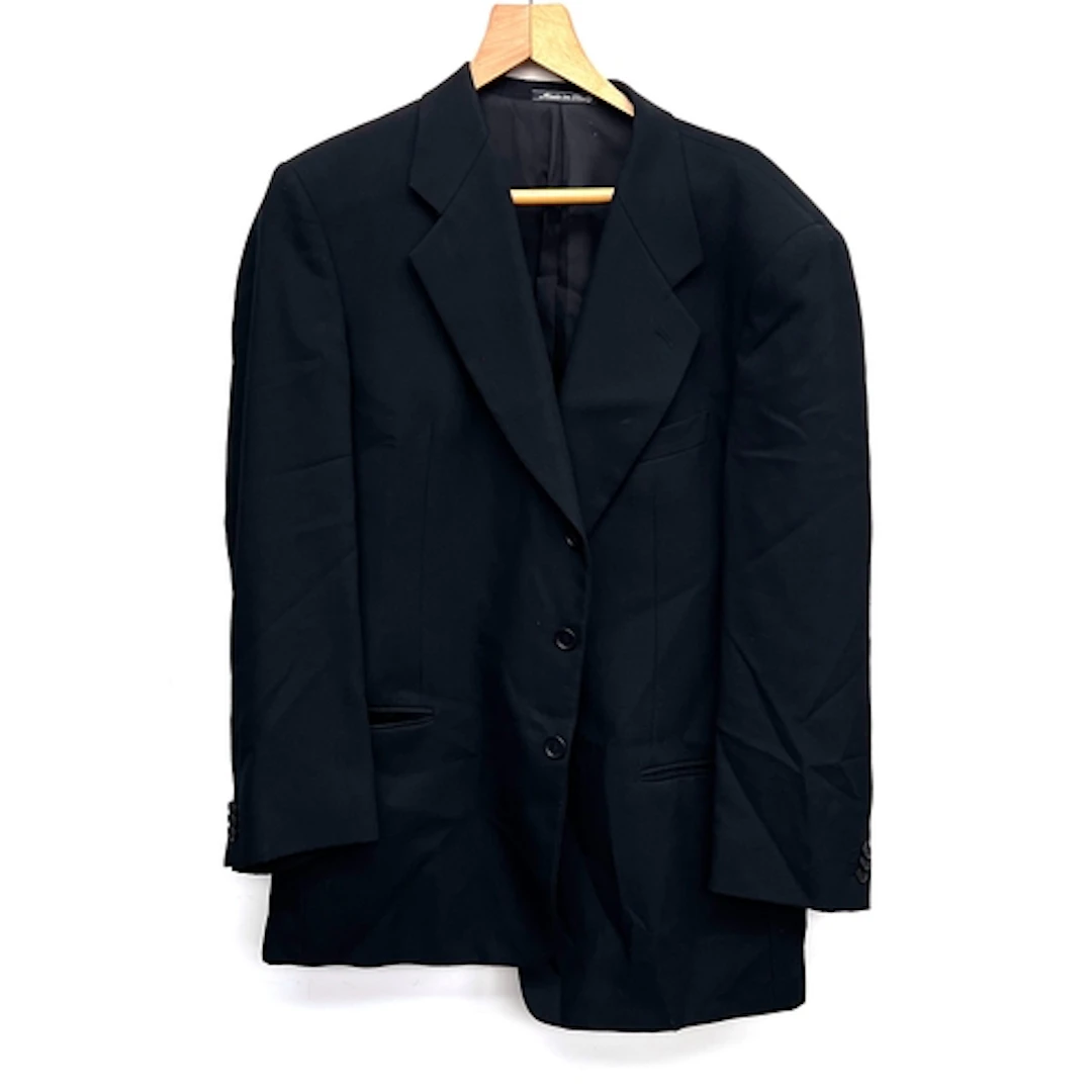 An Emporio Armani black jacket; together with a Giorgio Arma...