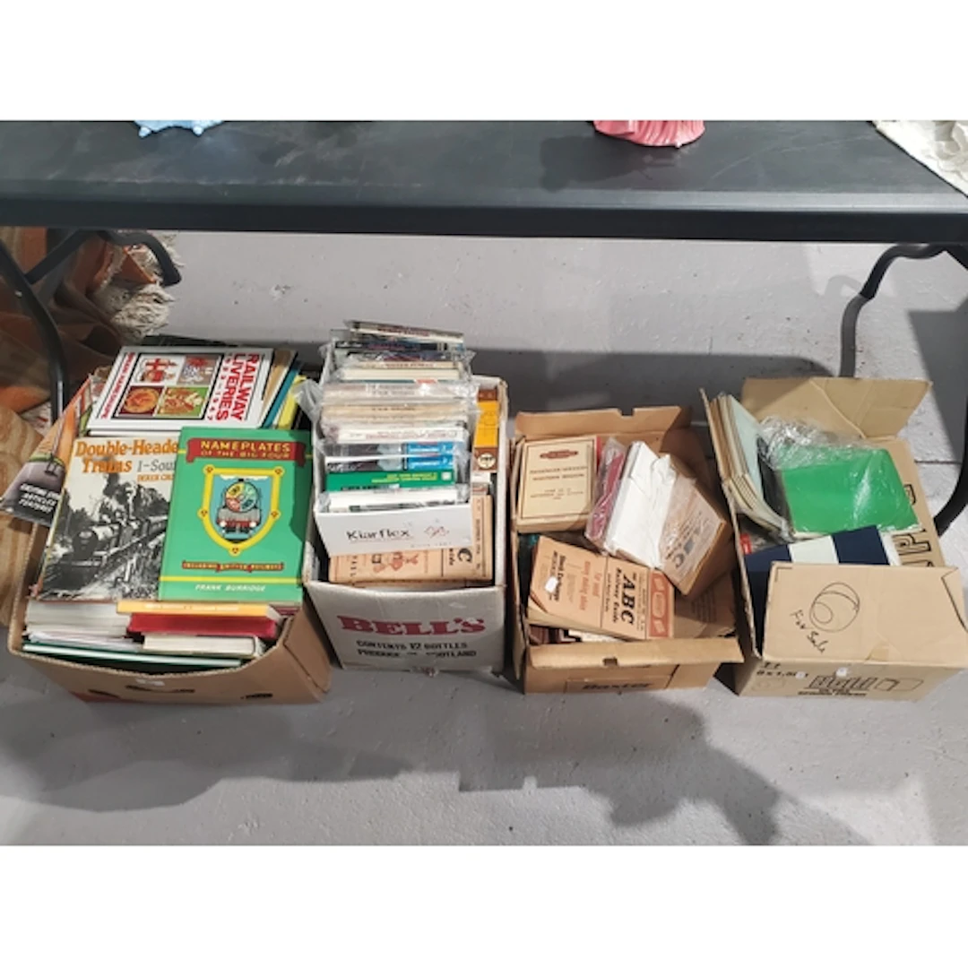 Five boxes of Railway Books including steam interest (R4)