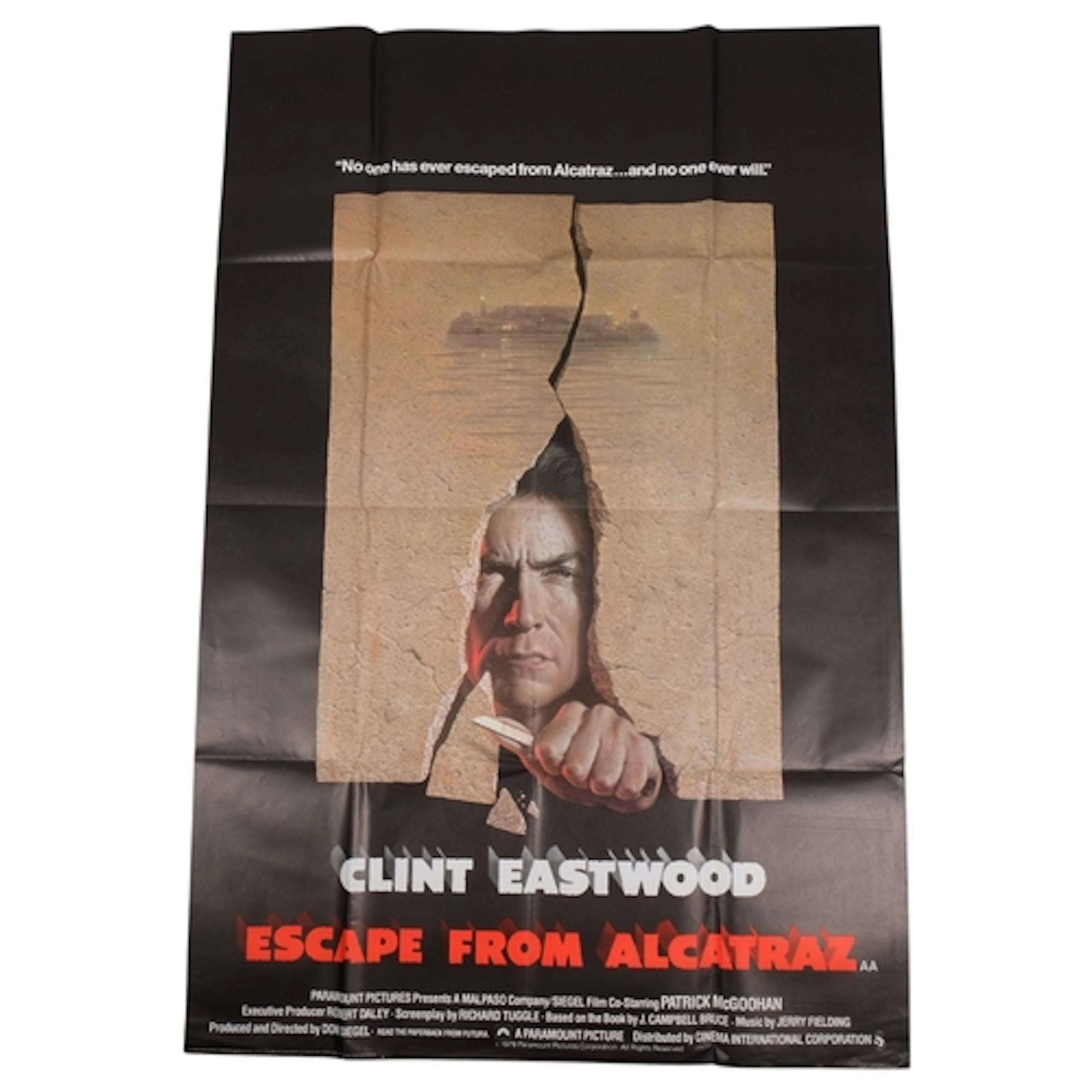 Escape From Alcatraz (1979), British 2-sheet Film Poster, Pa...