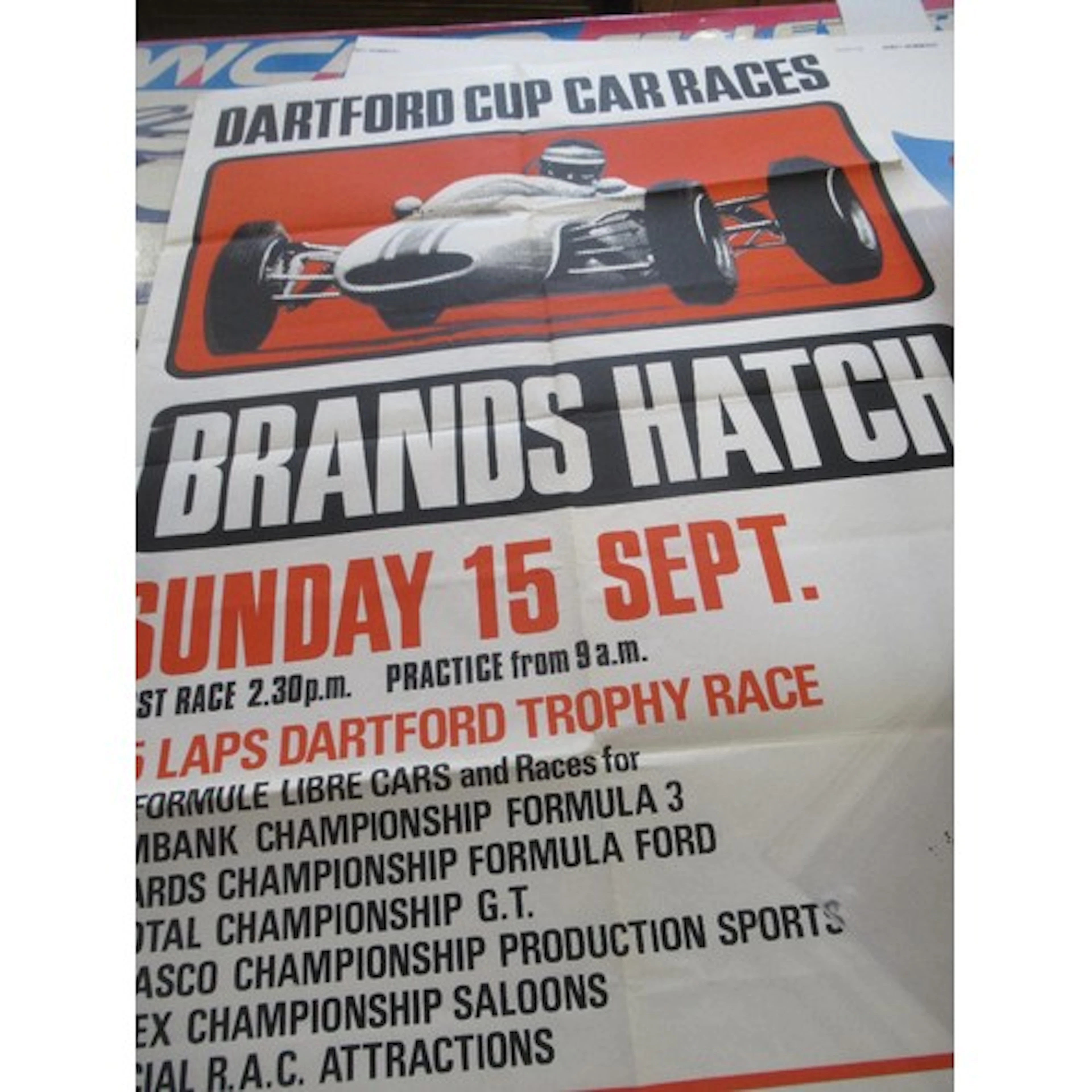 A collection of Motor Racing Posters including Brands Hatch ...