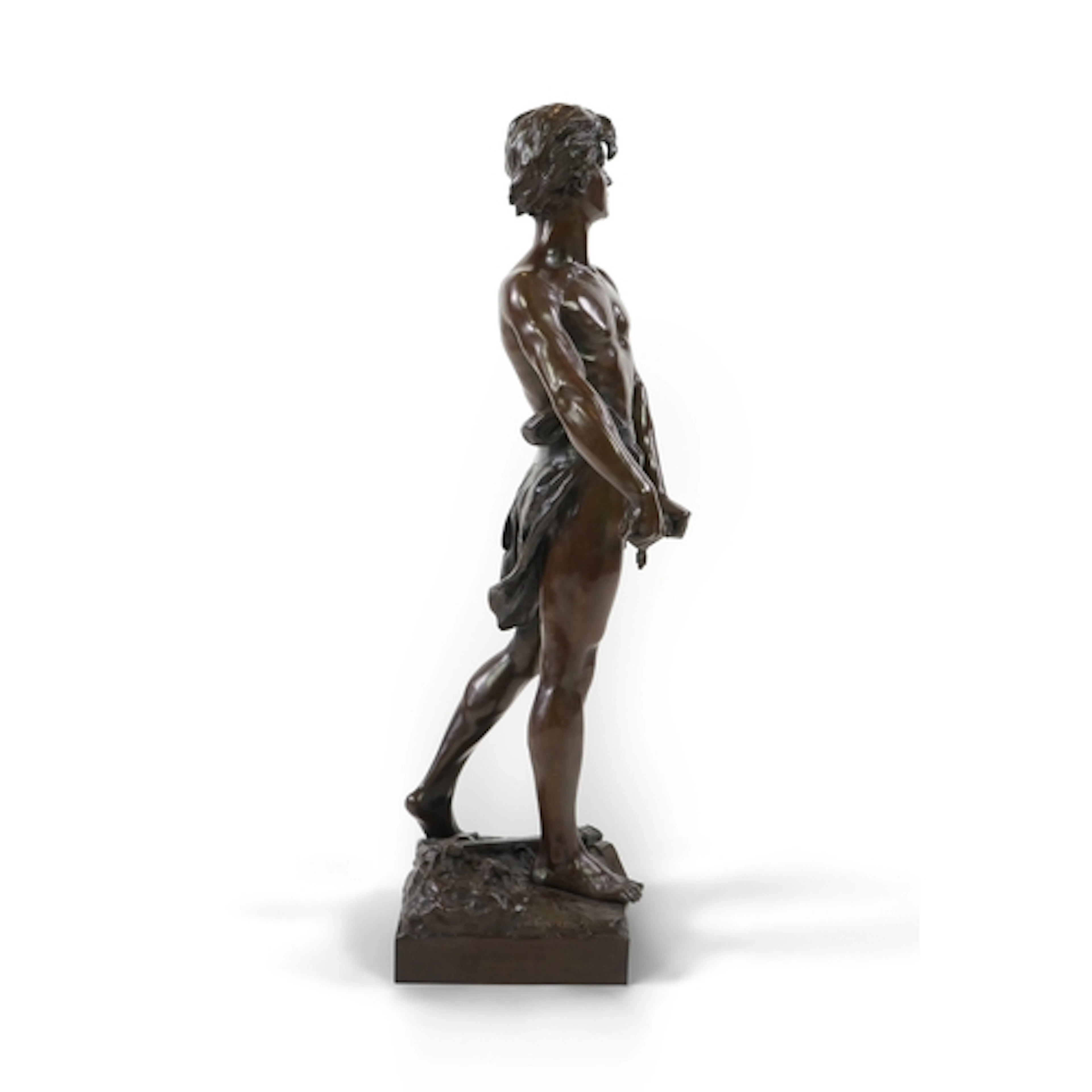 François-Raoul Larche, (1860-1912). 'Vingt Ans', a large pat...
