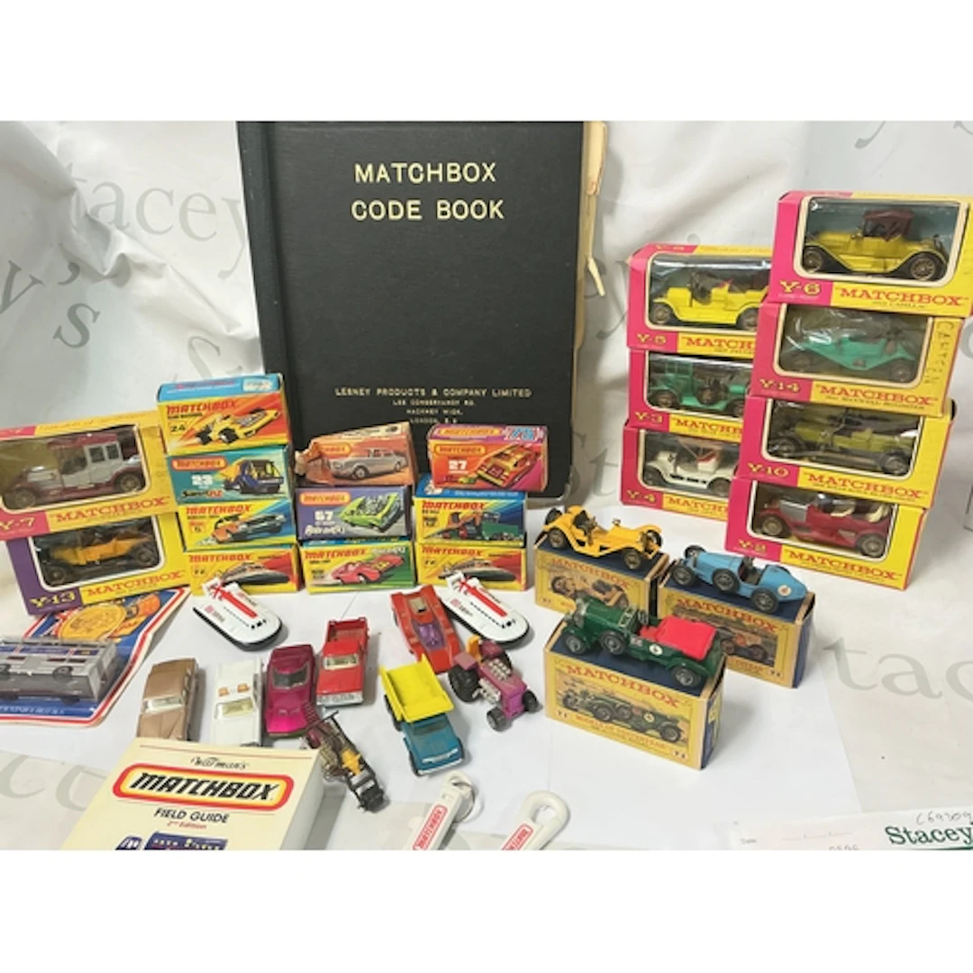 A Collection of Empty Matchbox Superfast Boxes, Matchbox Mod...