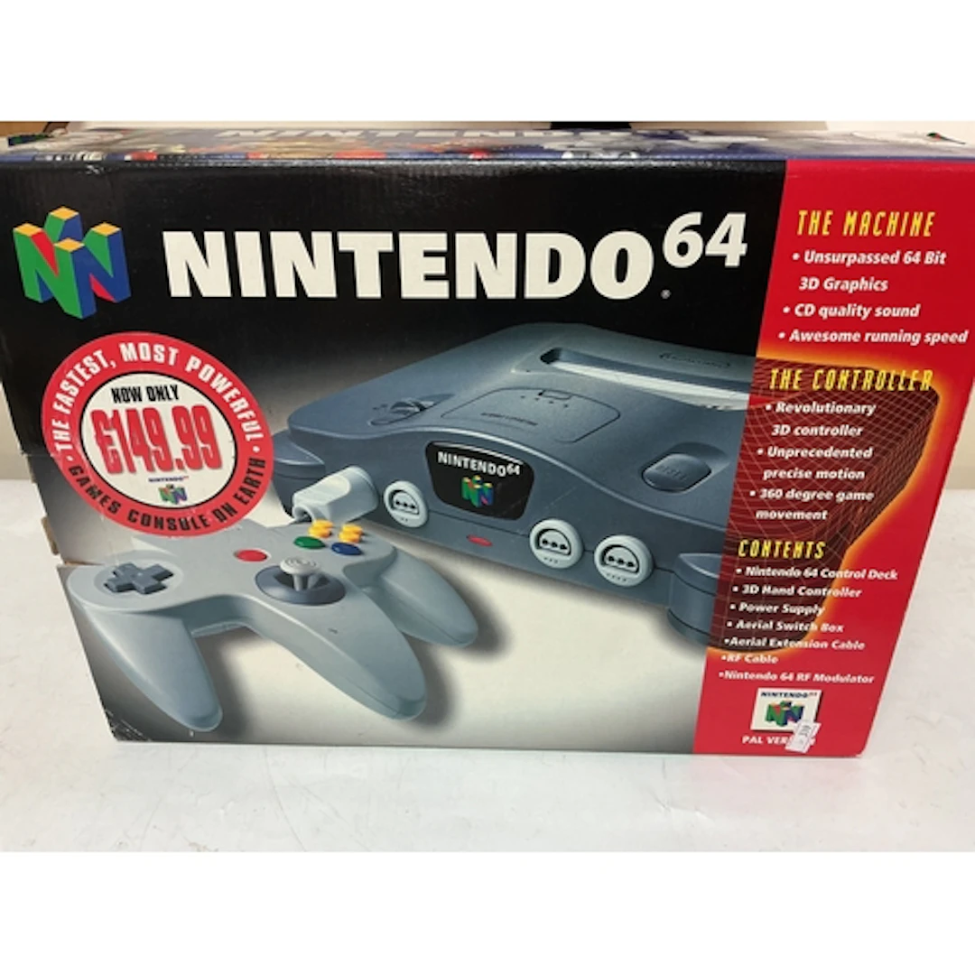 A Boxed Nintendo 64.