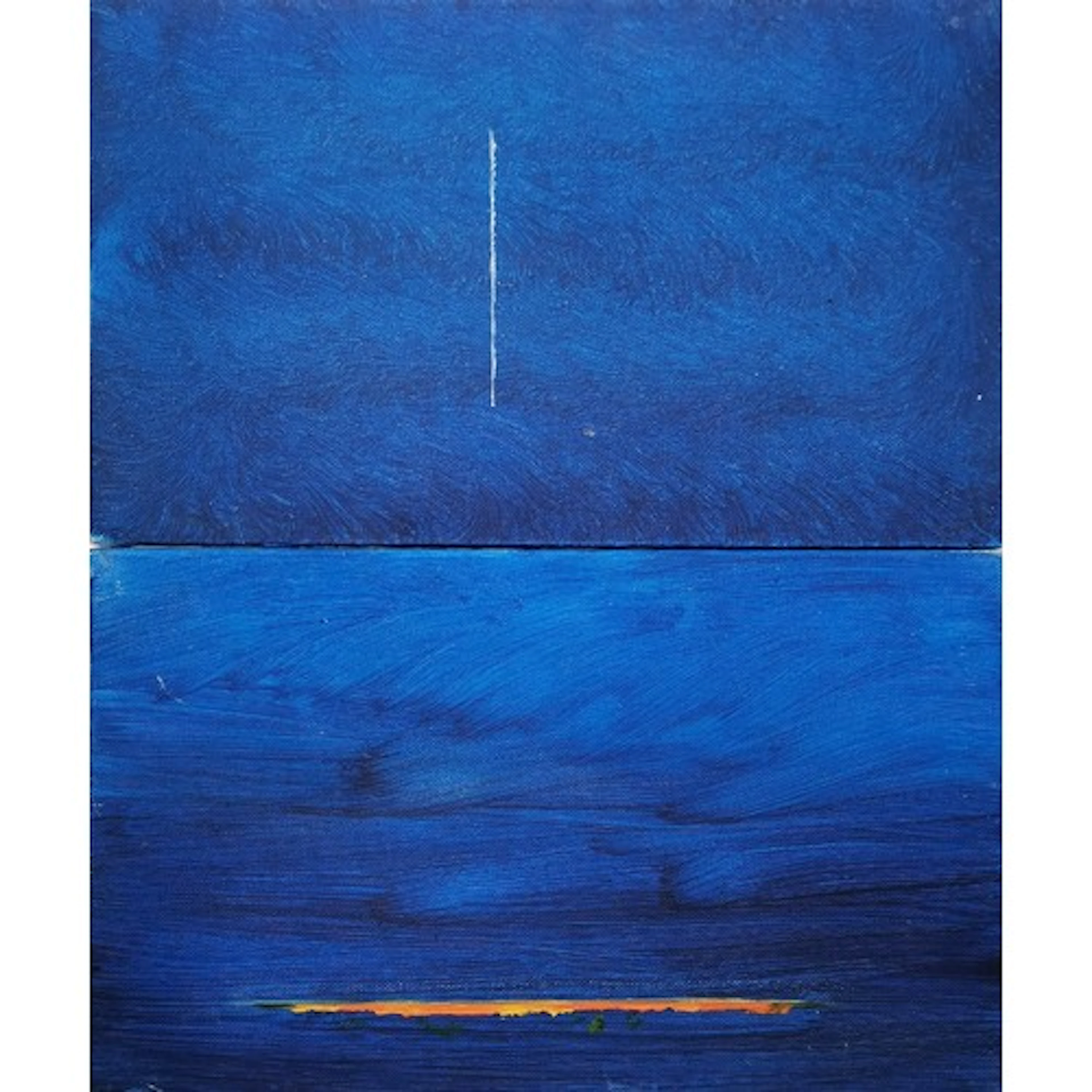 Hamish Mcleod 2 contemporary abstract oil paintings on board...