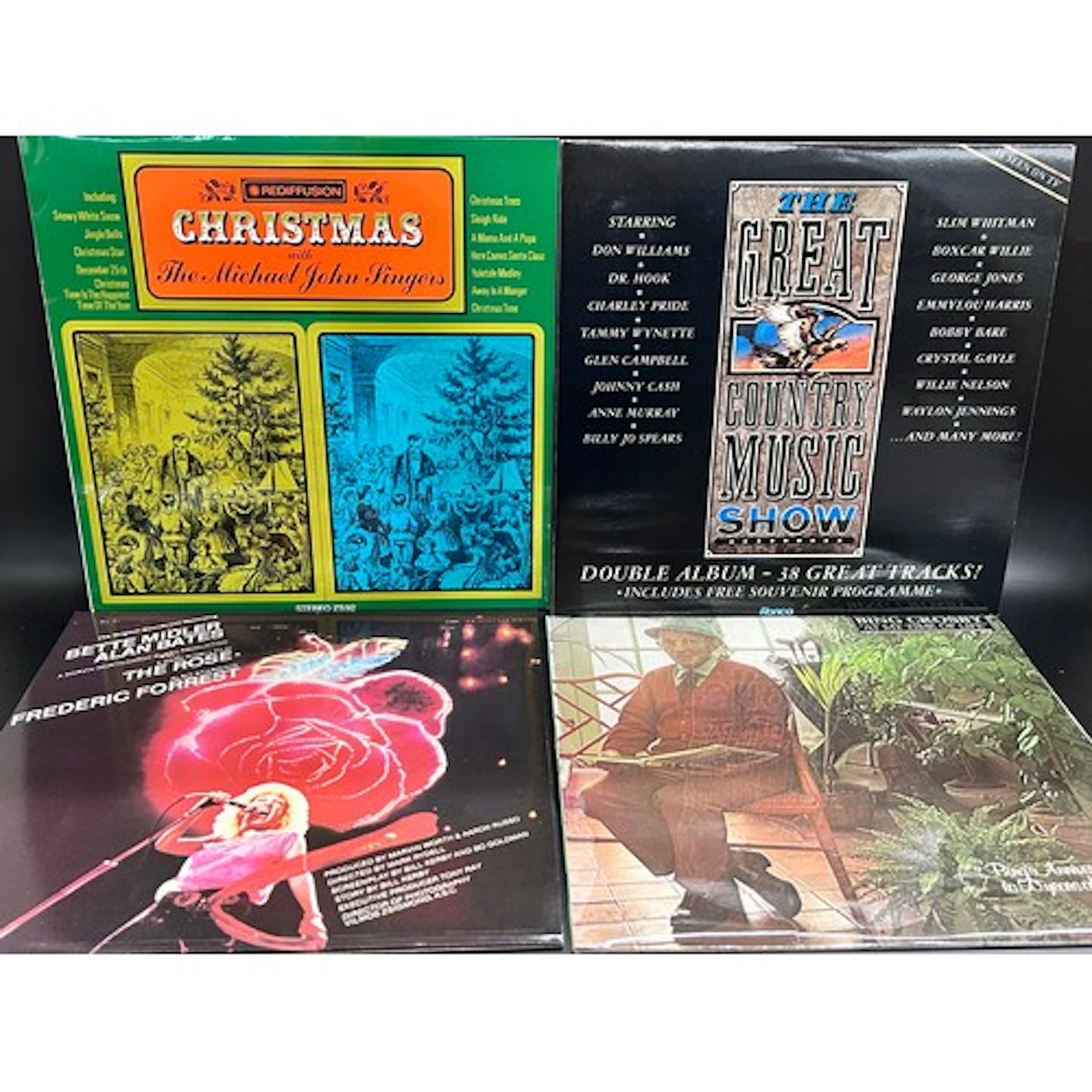 Thirty-eight vinyl LP records, Carpenters, Shirley Bassey, M...