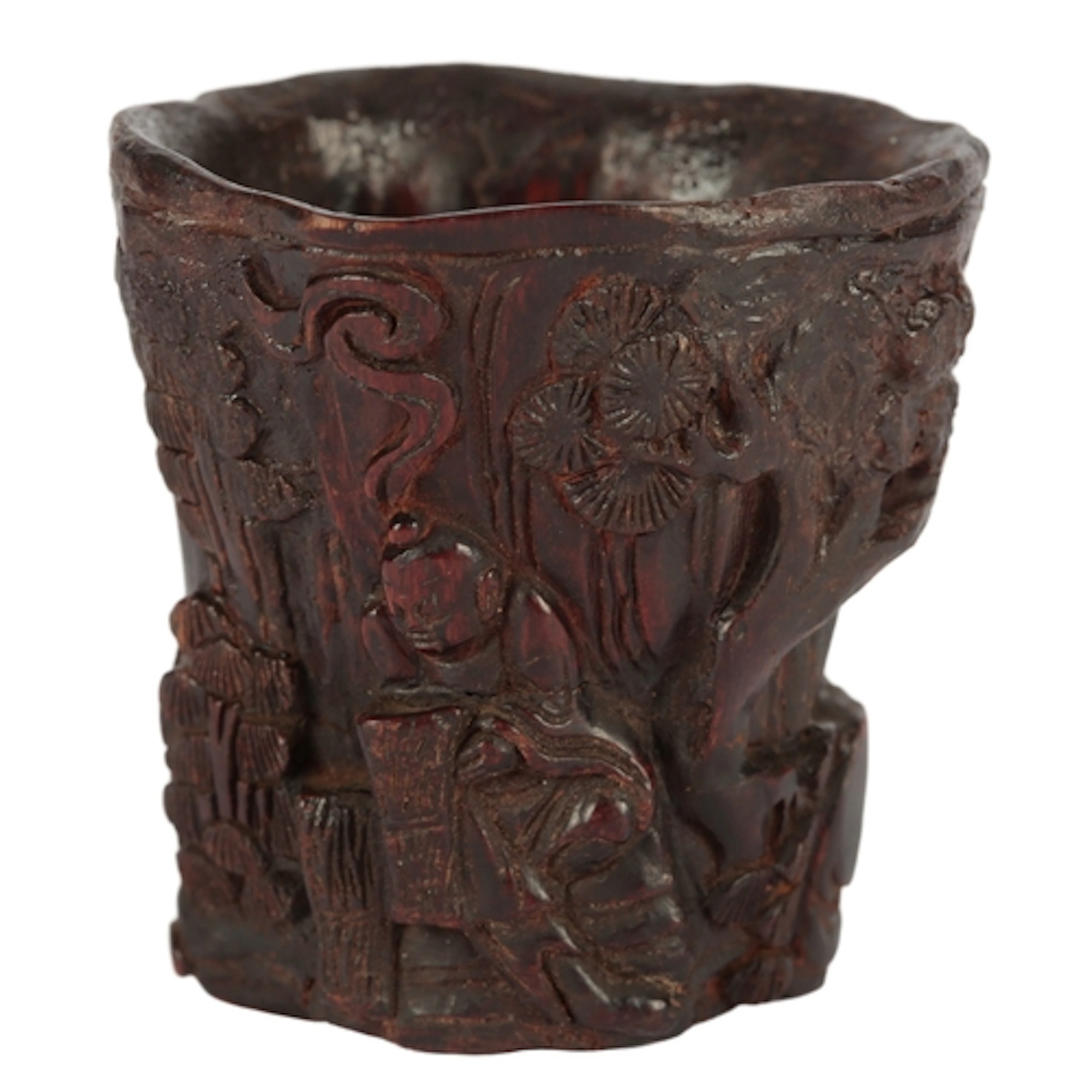A small Chinese aloeswood (chenxiangmu ) libation cup, late ...