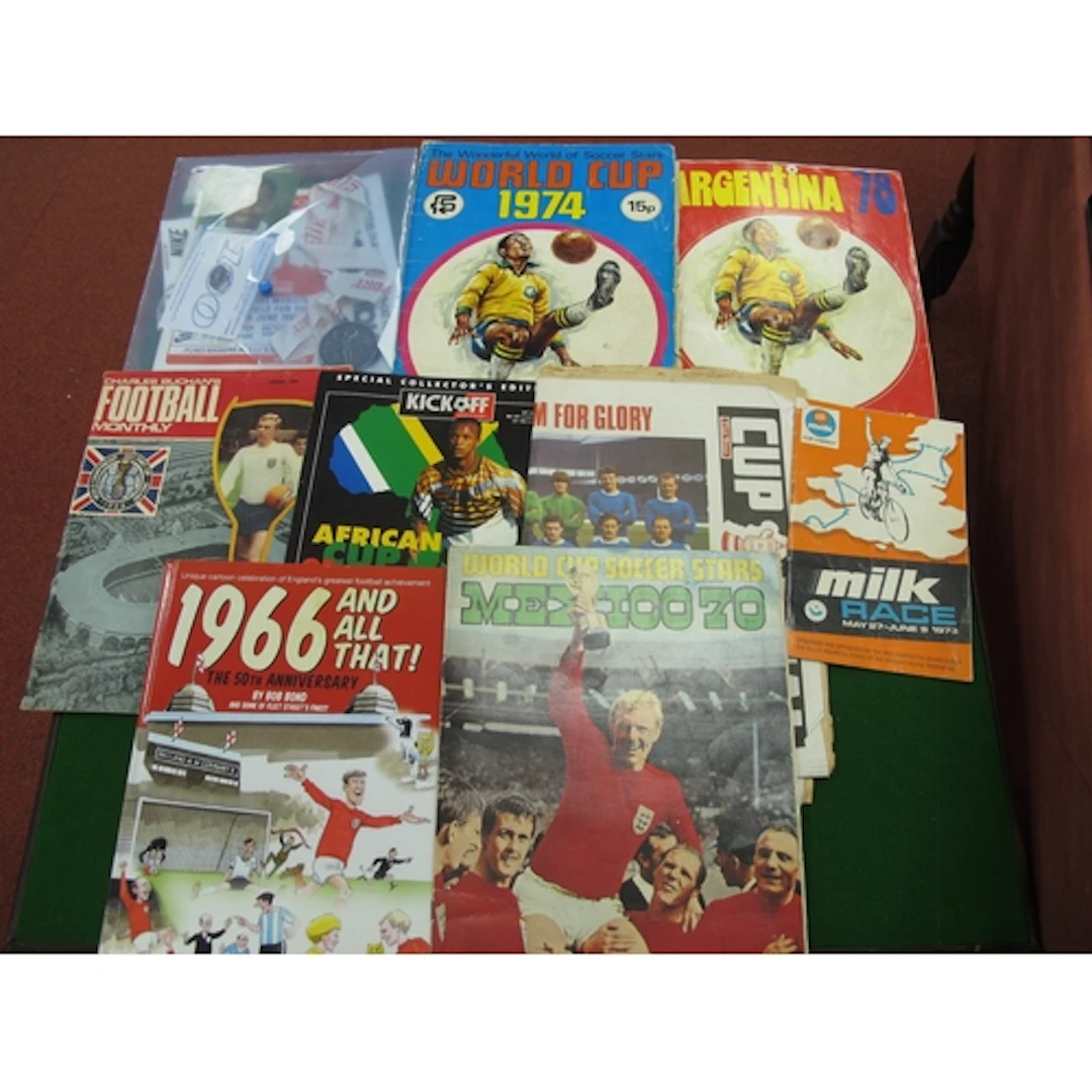 FKS World Cup Sticker Albums 1970 (one absent, some ink defa...