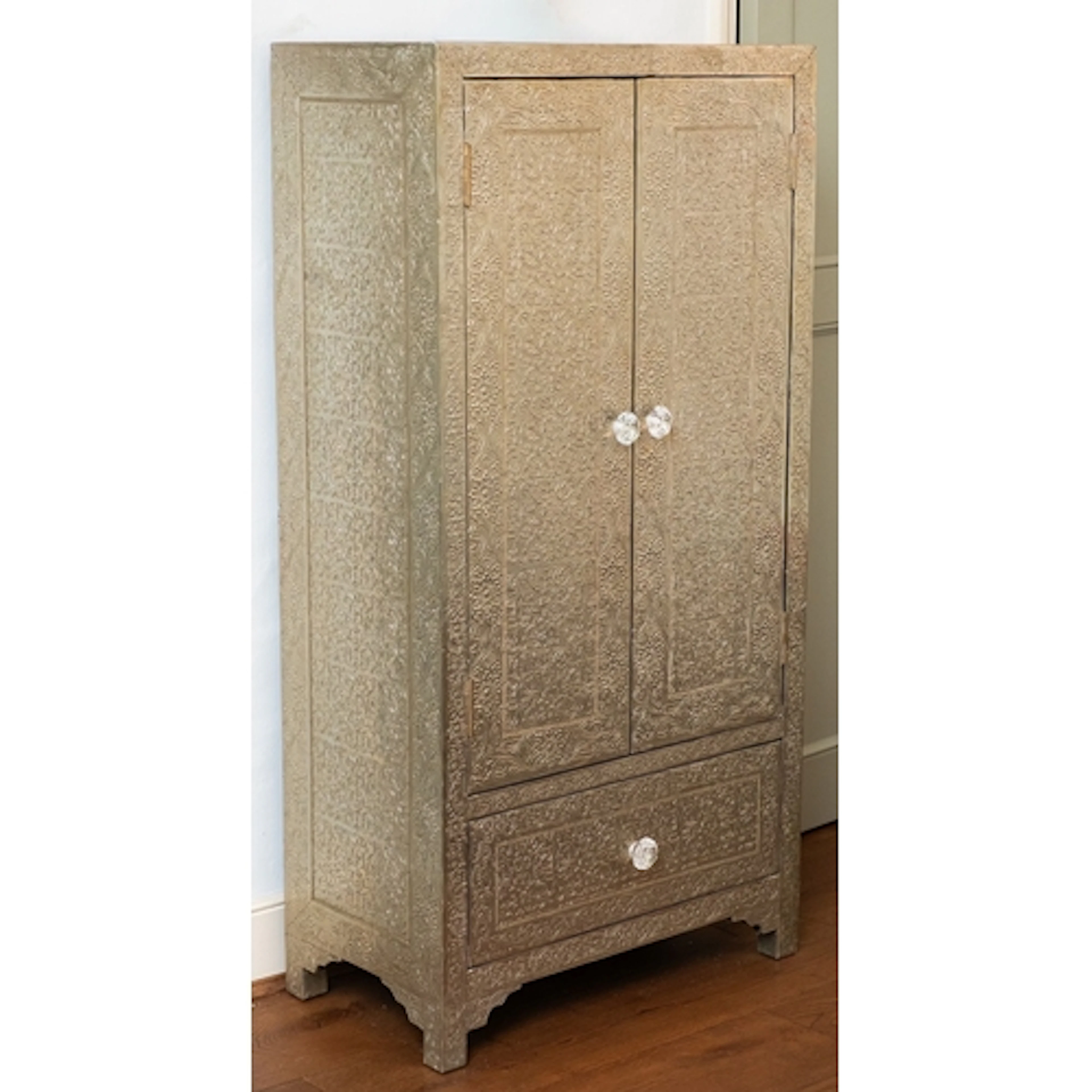 An Indian silvered metal suite of furniture, second half 20t...