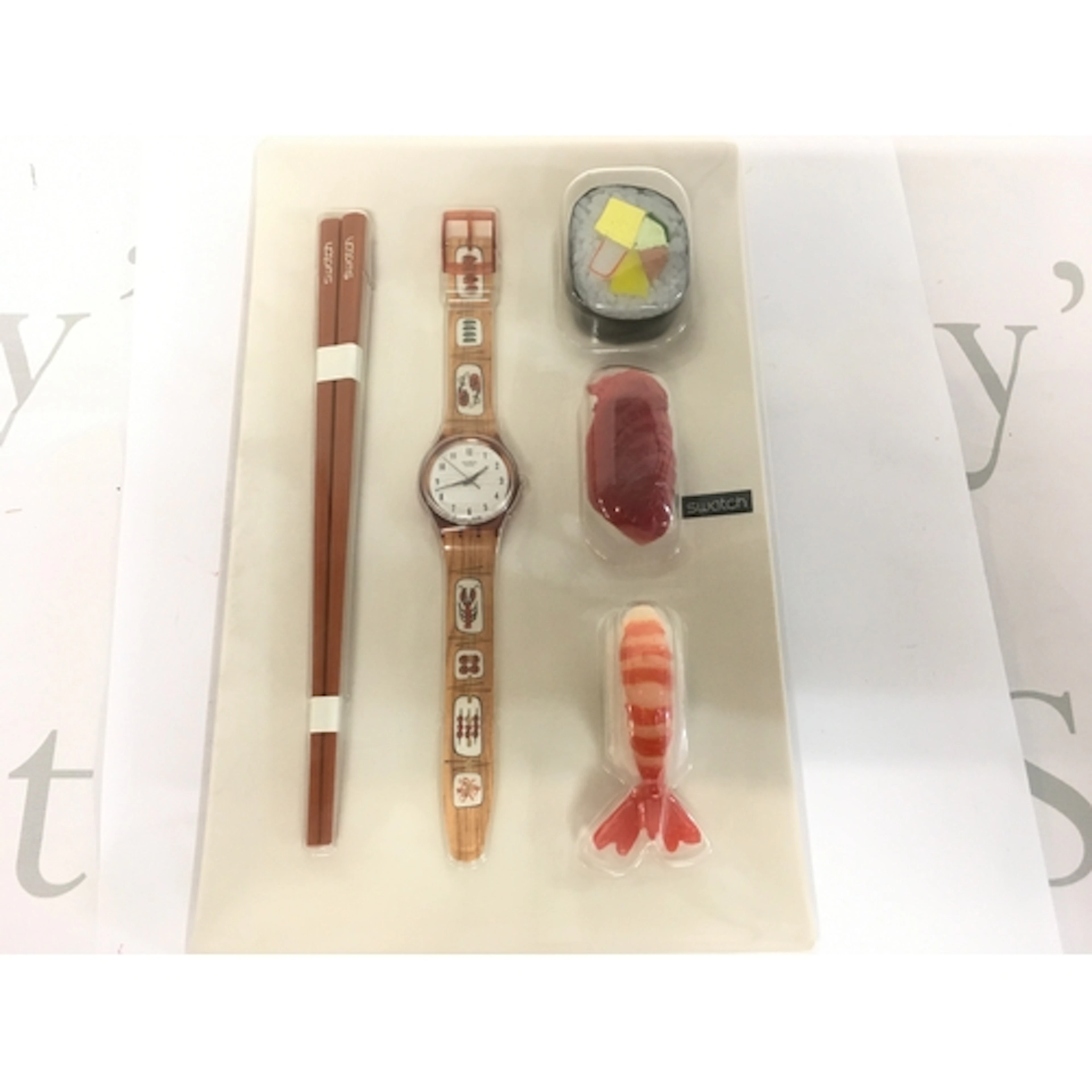 A Swatch "Hors D'Oeuvre" GF112 watch from 2001, featuring a ...