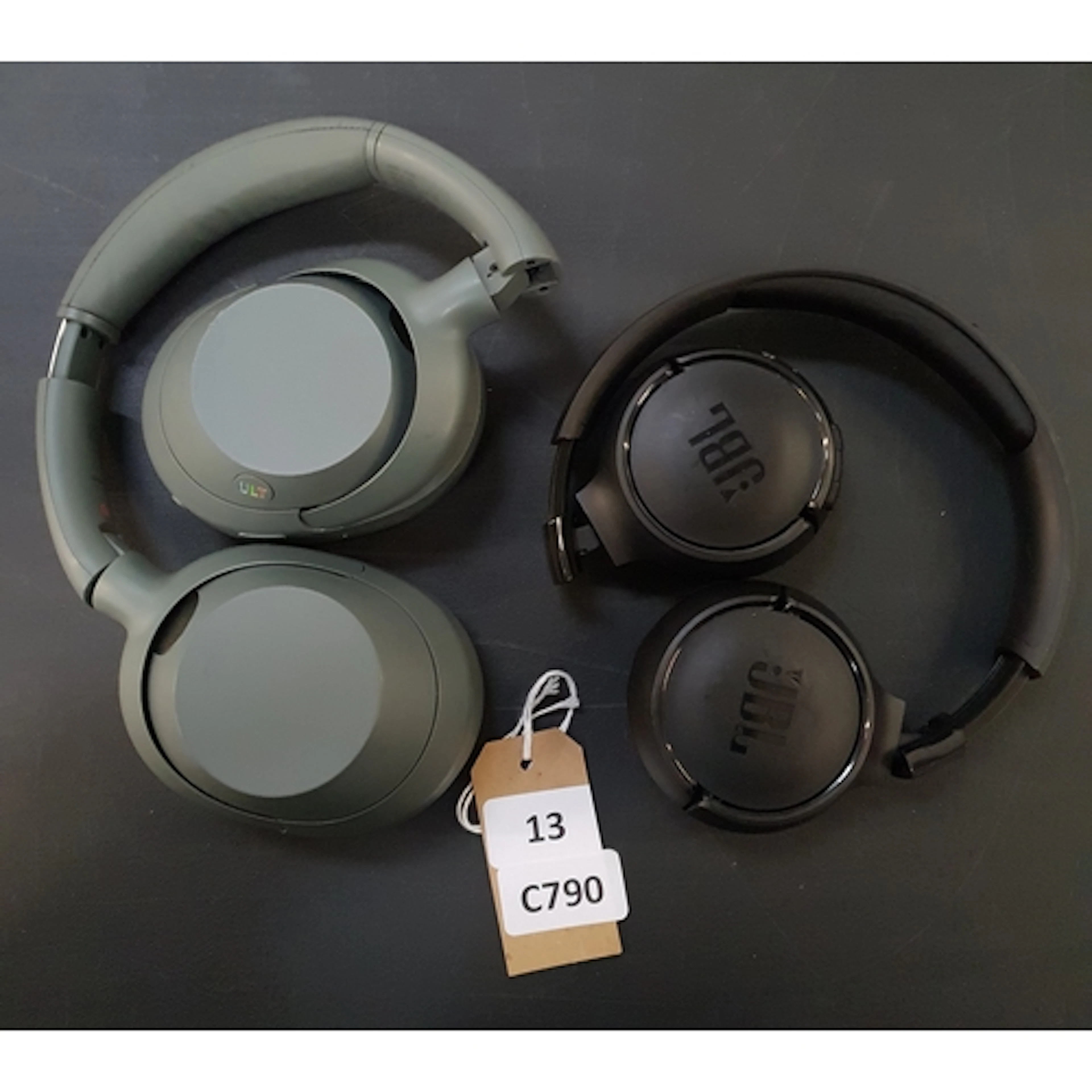 TWO PAIRS OF HEADPHONES including Sony and JBL
