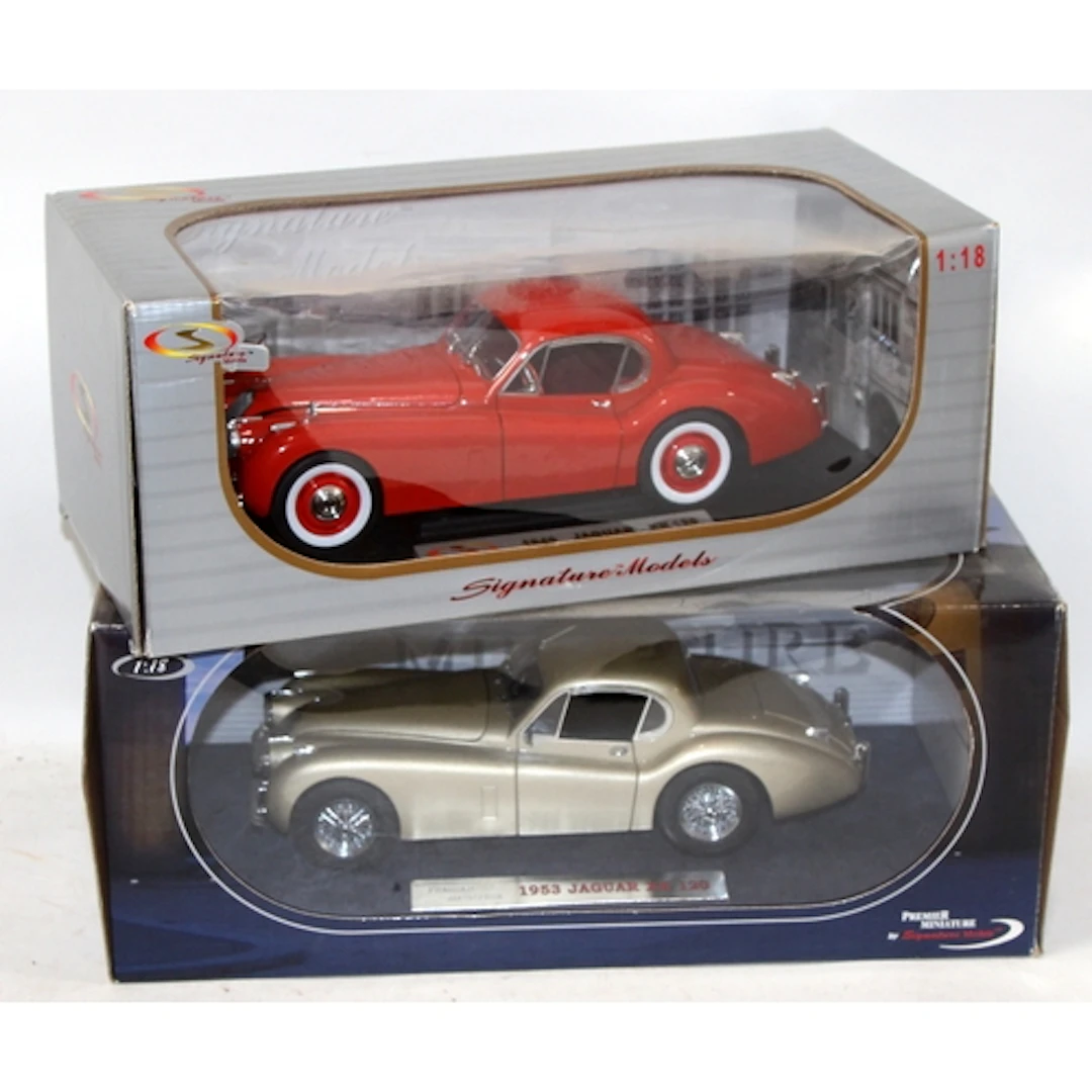 Signature Miniature Models 1:18 scale Jaguar 1949 XK120 and ...