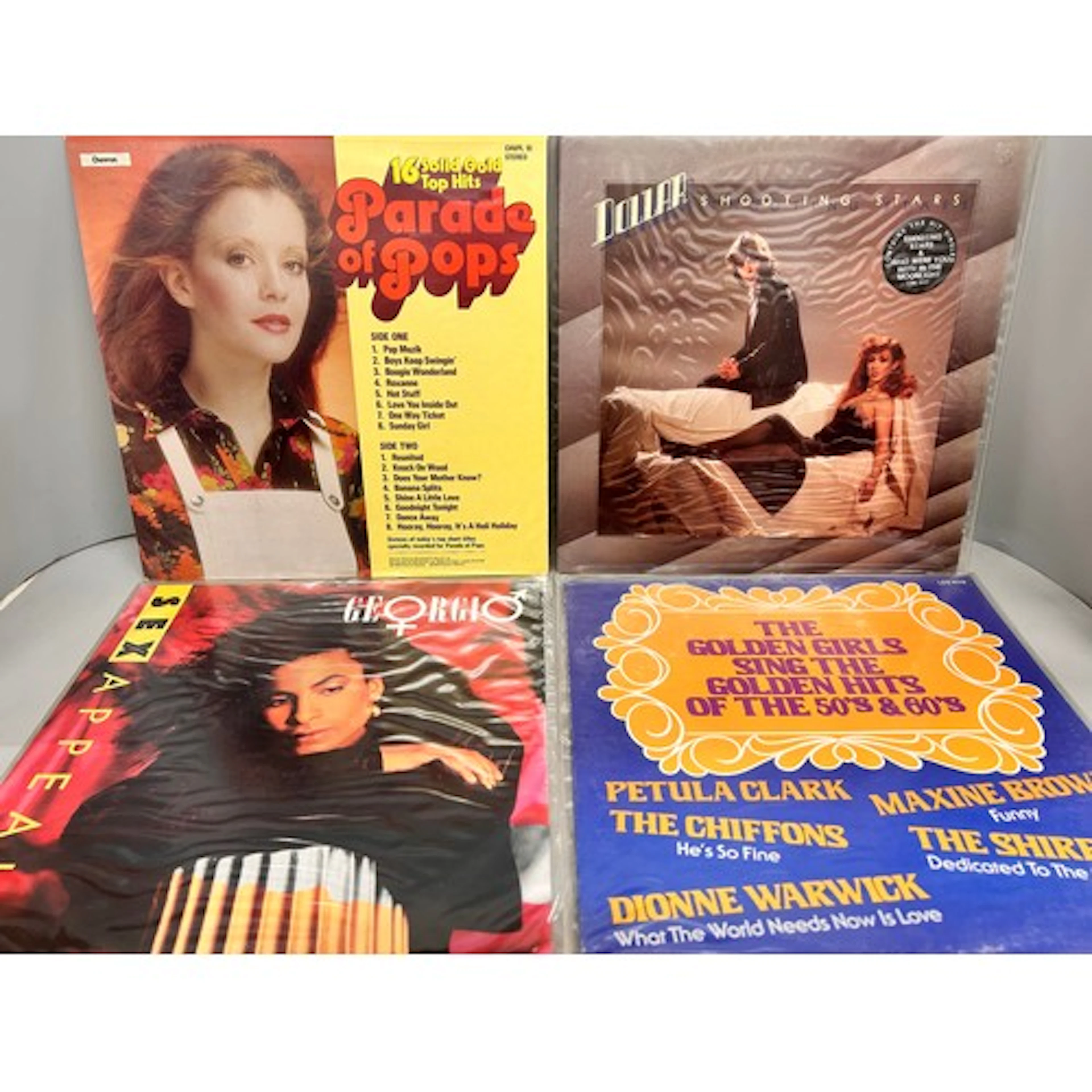 Approximately forty LP vinyl records to include Dionne Warwi...