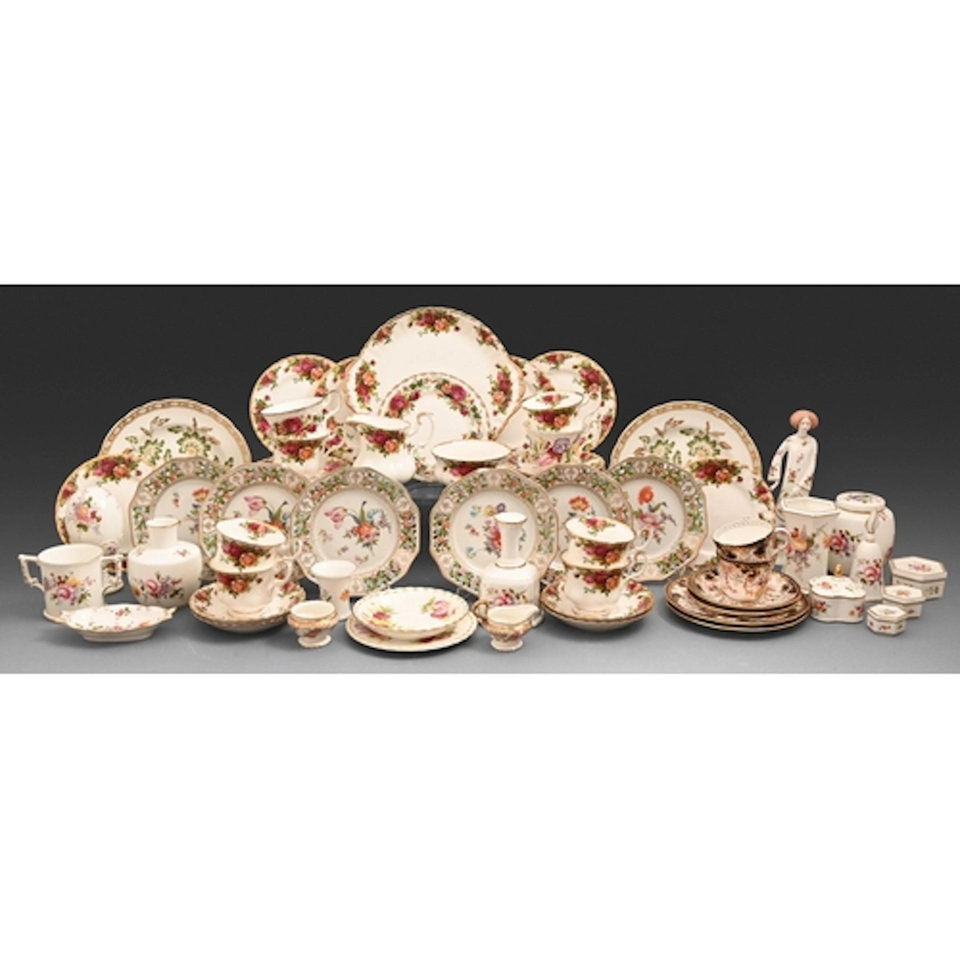 Miscellaneous bone china tea and decorative ware, late 20th ...