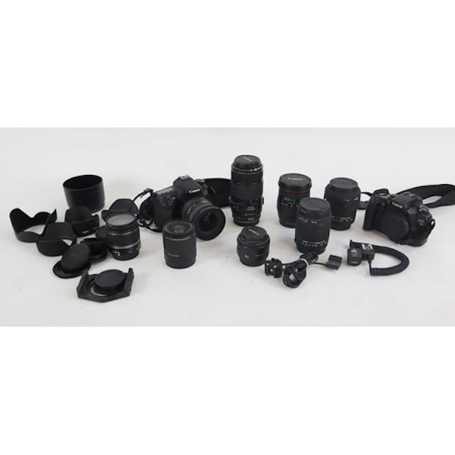 Canon & Sigma Camera and Lens Collection including EOS 30 & ...